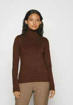 Culture Annemarie Roll Neck - Trui - Potting Soil Melange