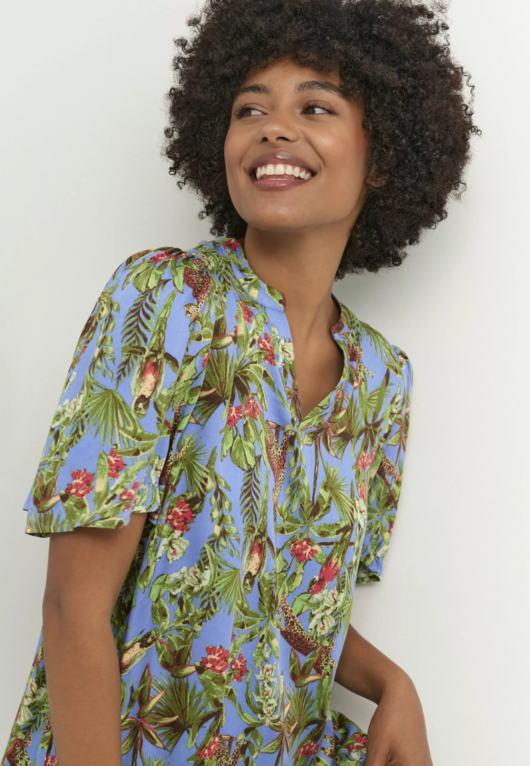 Culture Cutenna Short- Jurk - Ultramarine - Afbeelding 4