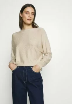 Culture Annemarie Batwing - Trui - Warm Sand Melange