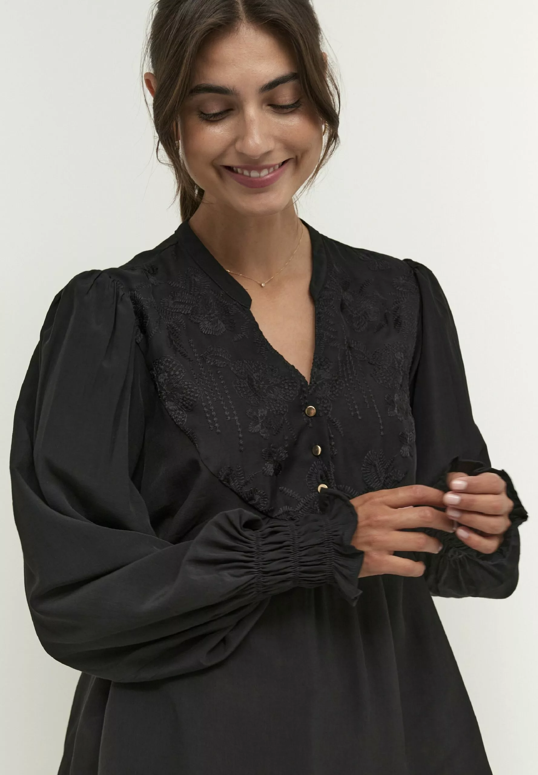 Culture Cuasmine- Blouse - Black - Afbeelding 4