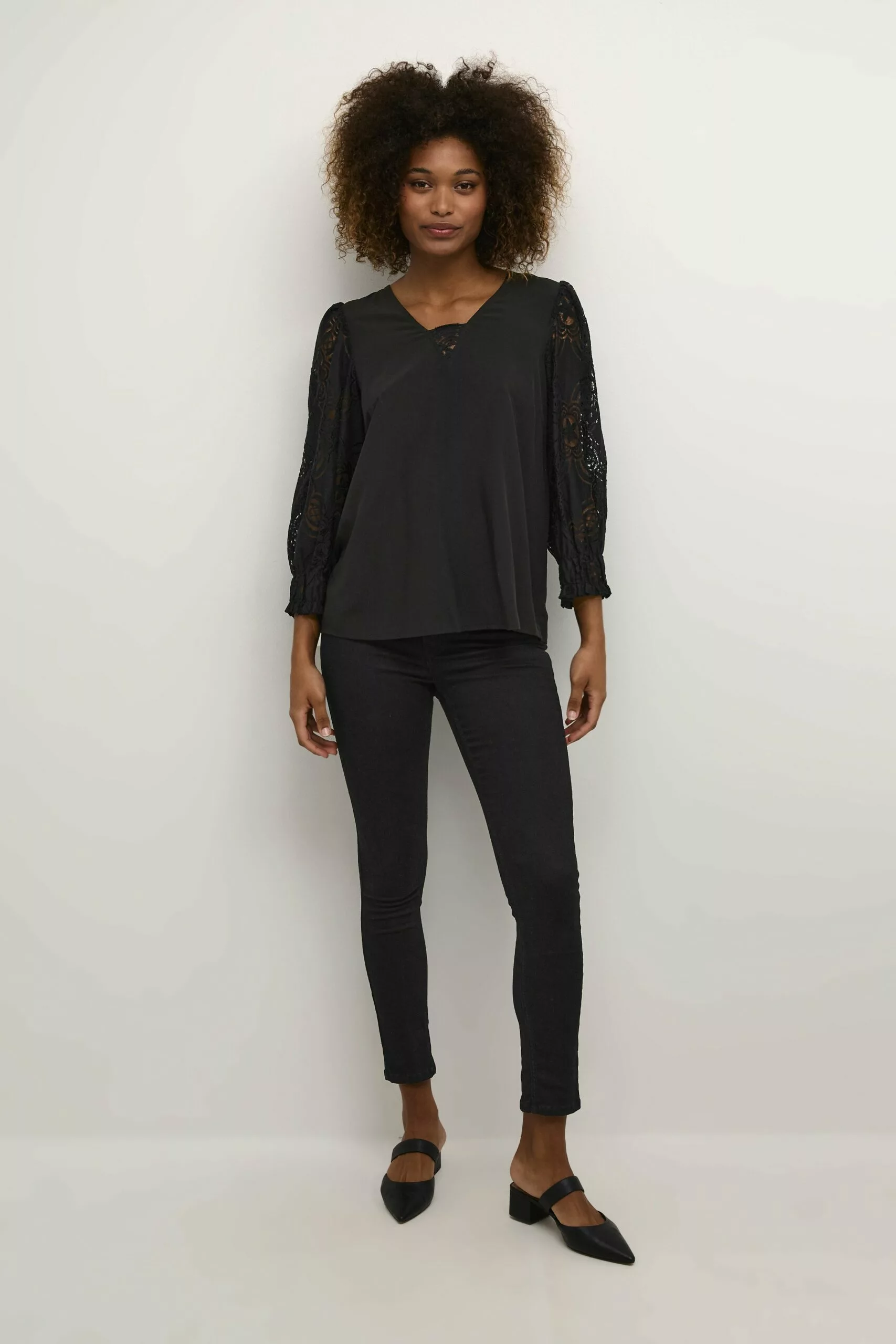 Culture Cuasmine - Blouse - Black - Afbeelding 2