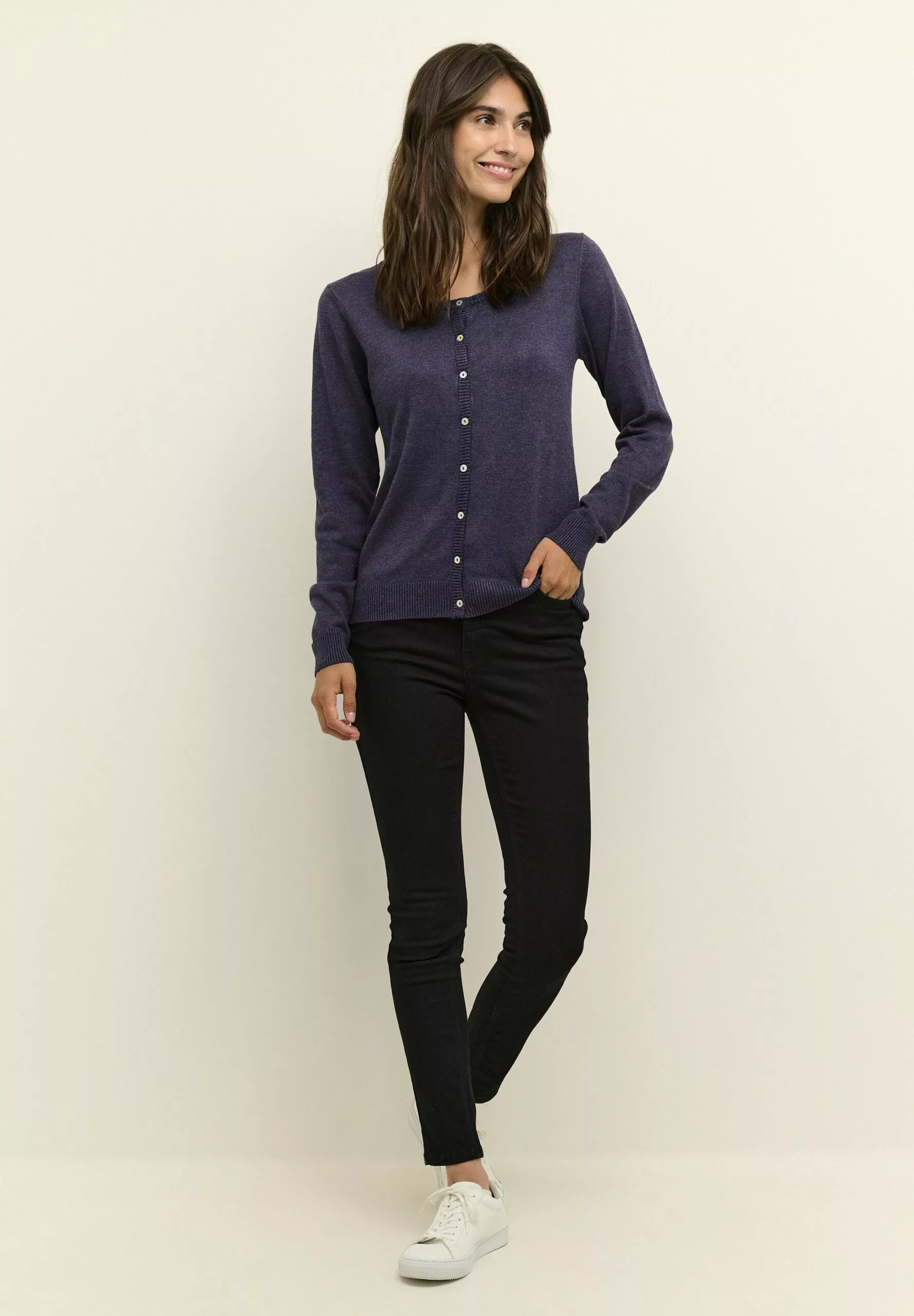 Culture Cuannemarie- Vest - Graystone Melange - Afbeelding 2