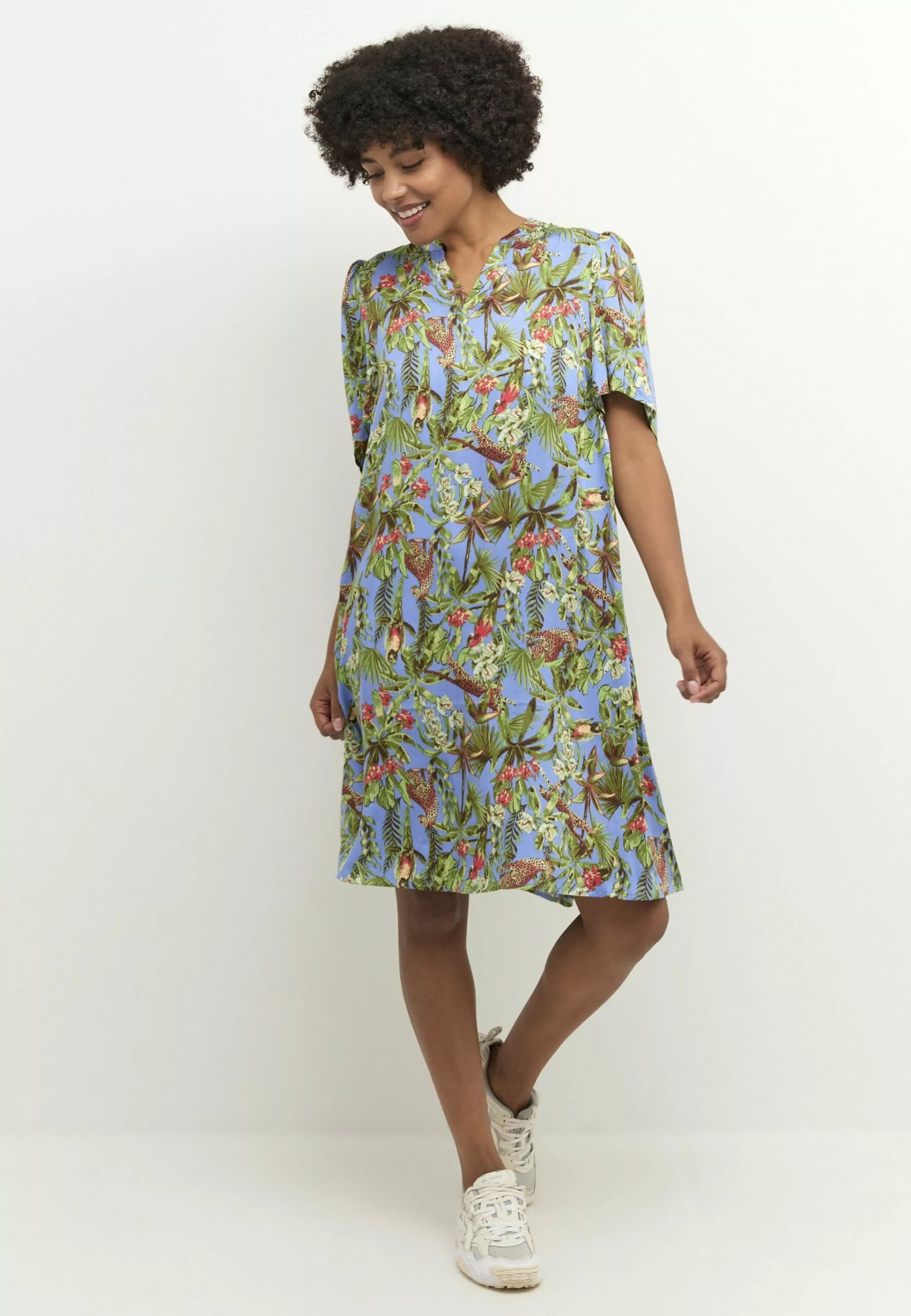 Culture Cutenna Short- Jurk - Ultramarine - Afbeelding 2