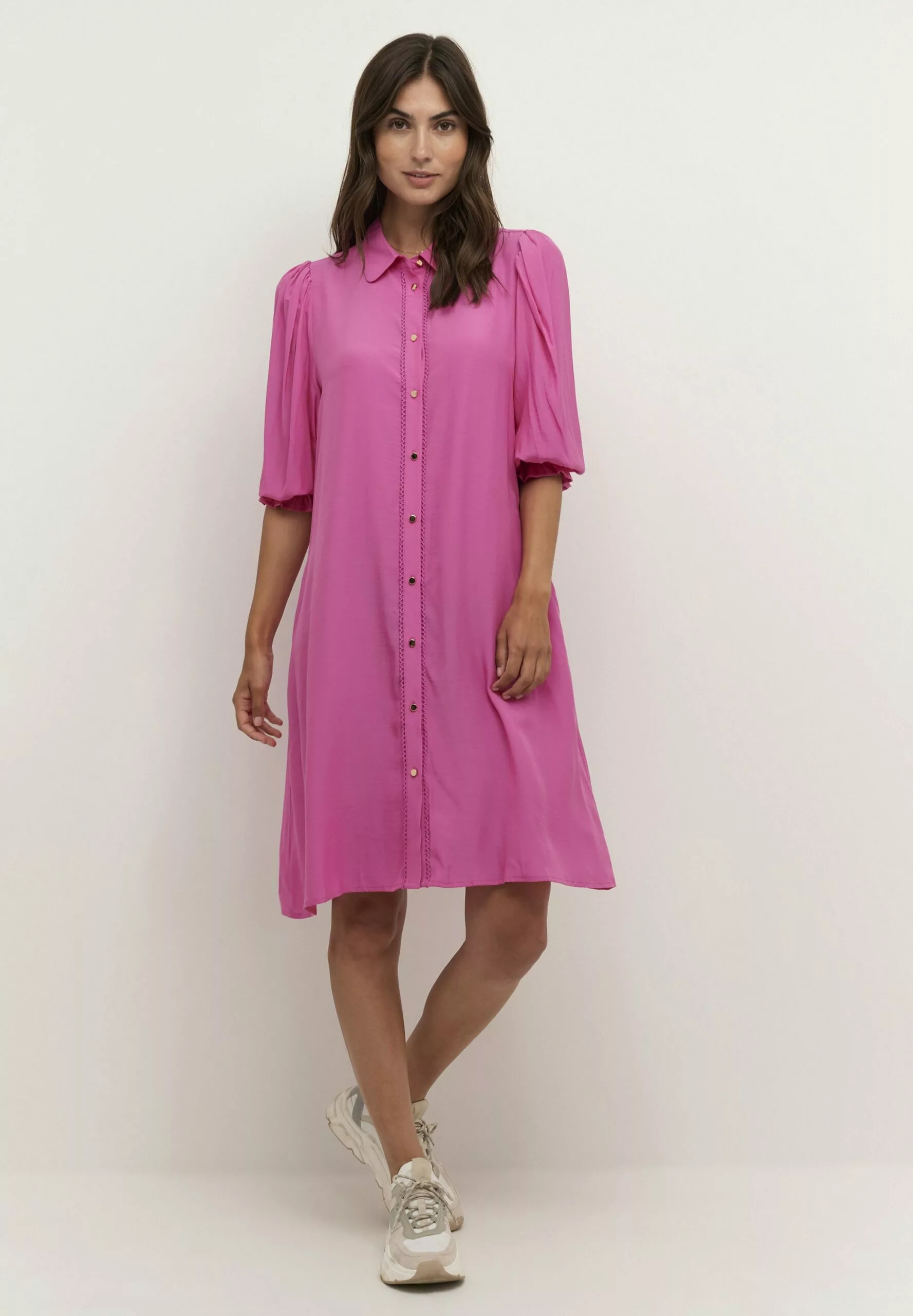 Culture Cuasmine - Blousejurk - Fuchsia Pink - Afbeelding 2