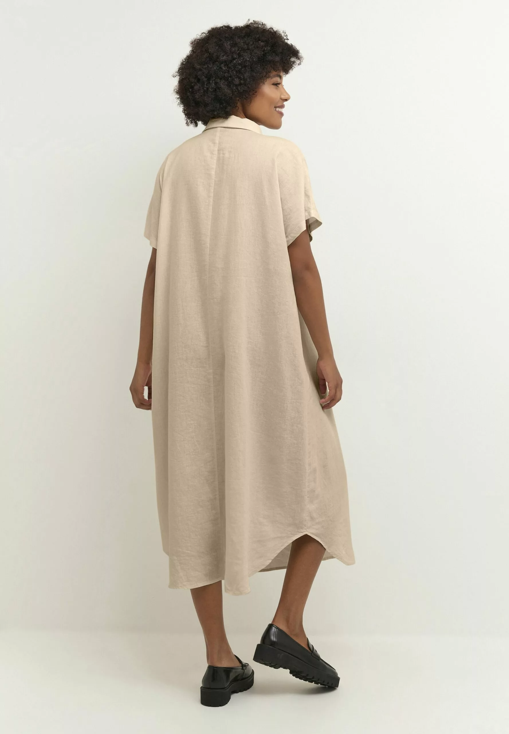 Culture Cubrisa Kaftan- Blousejurk - Coral - Afbeelding 3