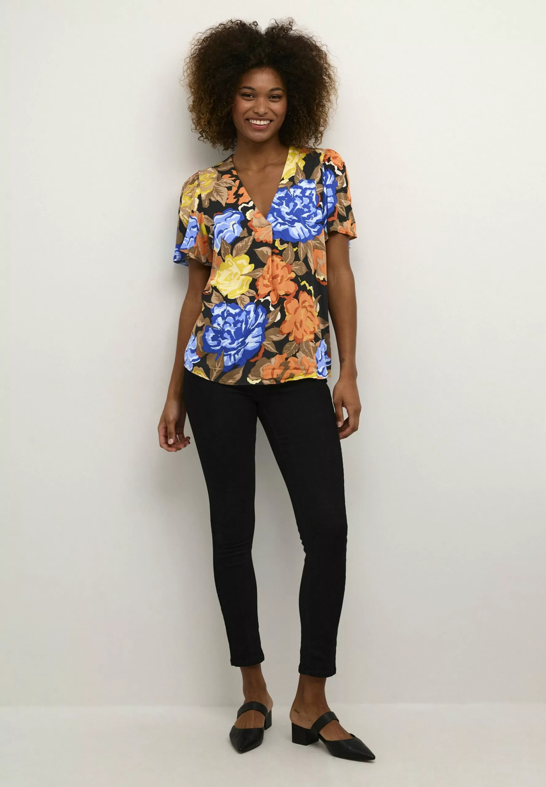 Culture Cuvirna Ss- Blouse - Celery W O Foil - Afbeelding 2