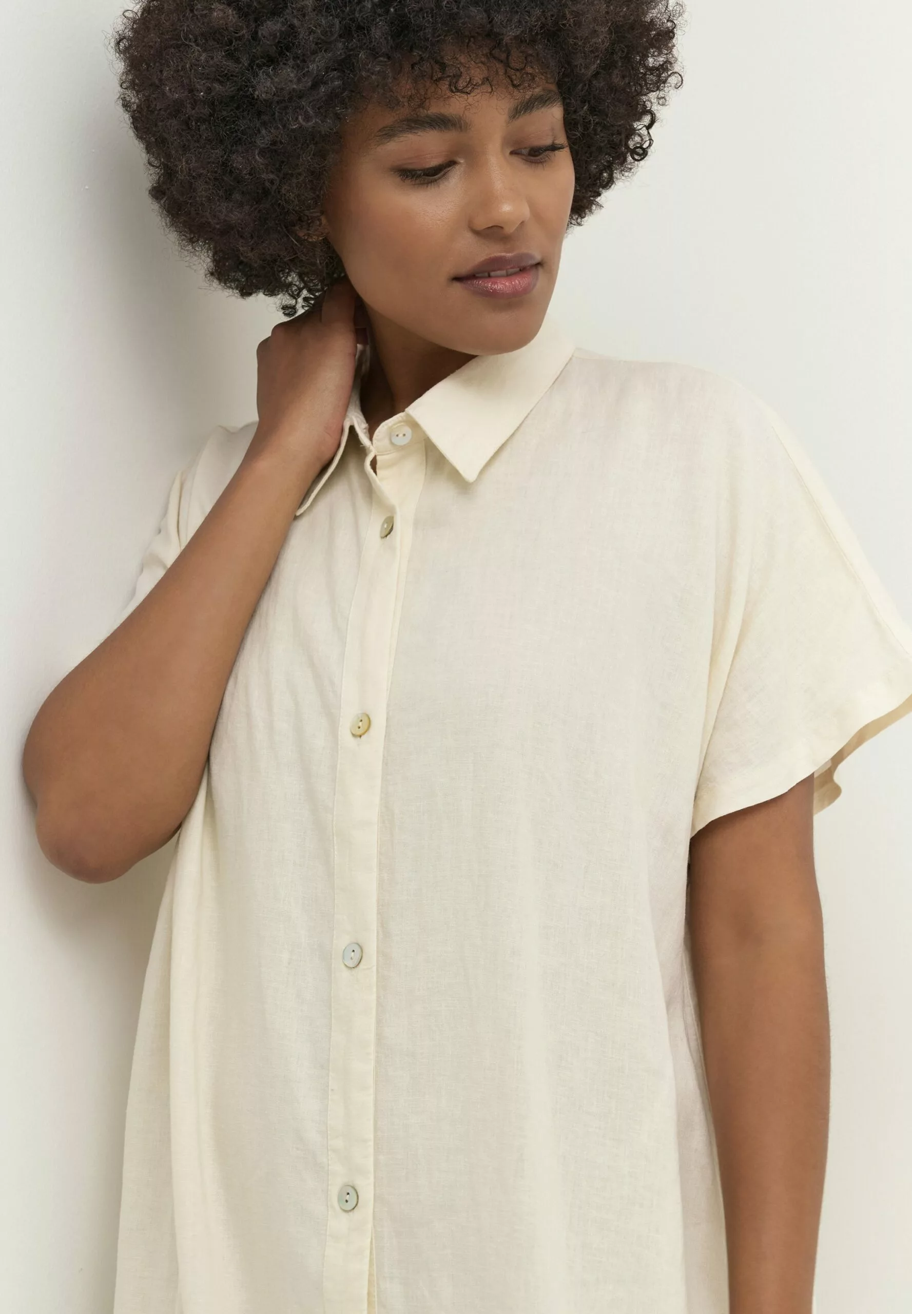 Culture Cubrisa Kaftan- Blousejurk - Spring Gardenia - Afbeelding 4