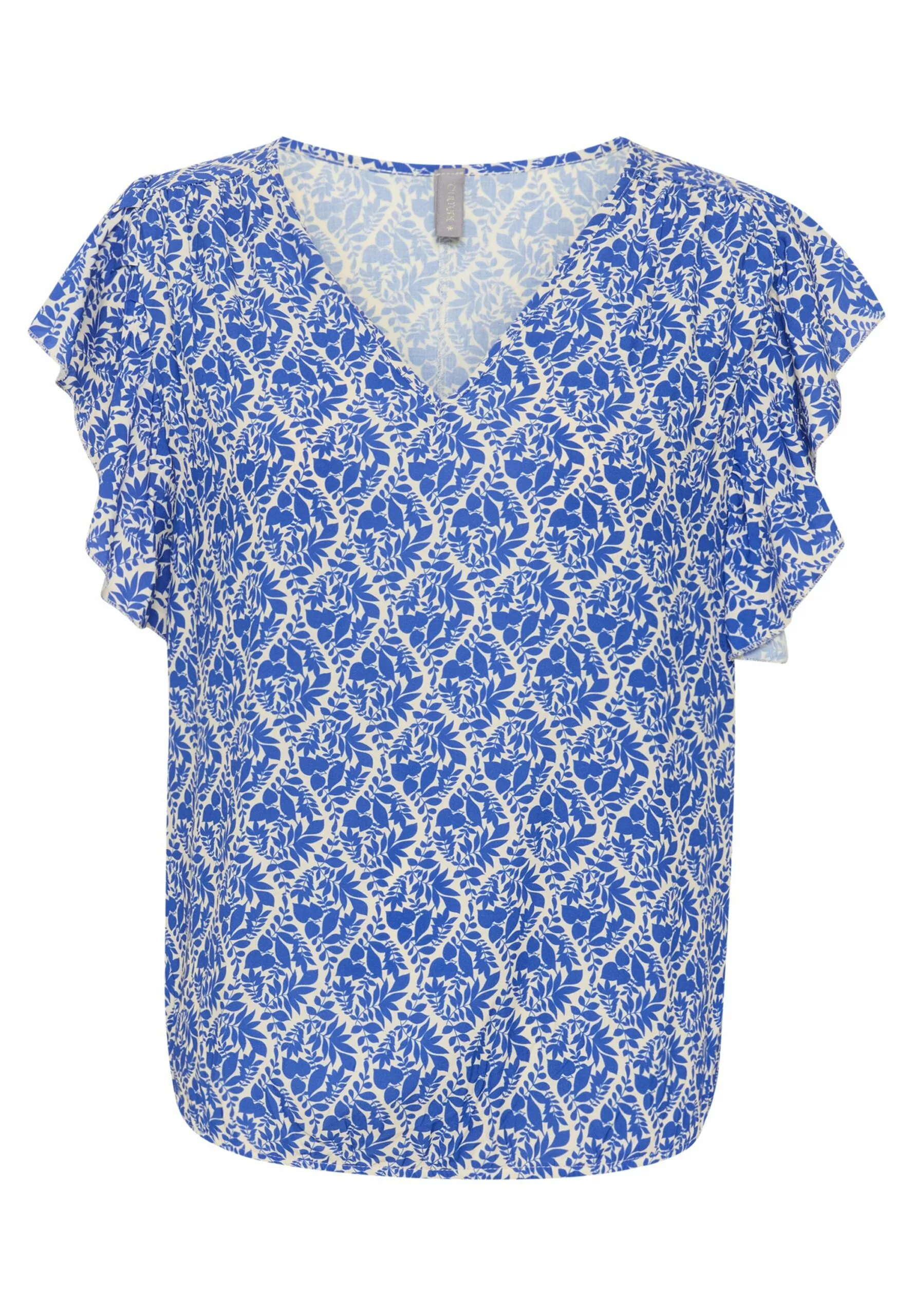 Culture Cuanett Capsleeve - Blouse - Blue Paisley - Afbeelding 5