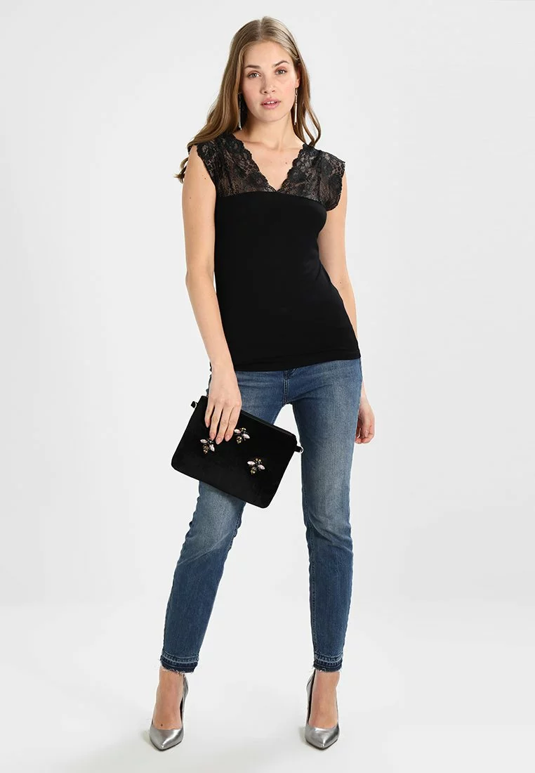 Culture Elona Strap - Blouse - Black - Afbeelding 2