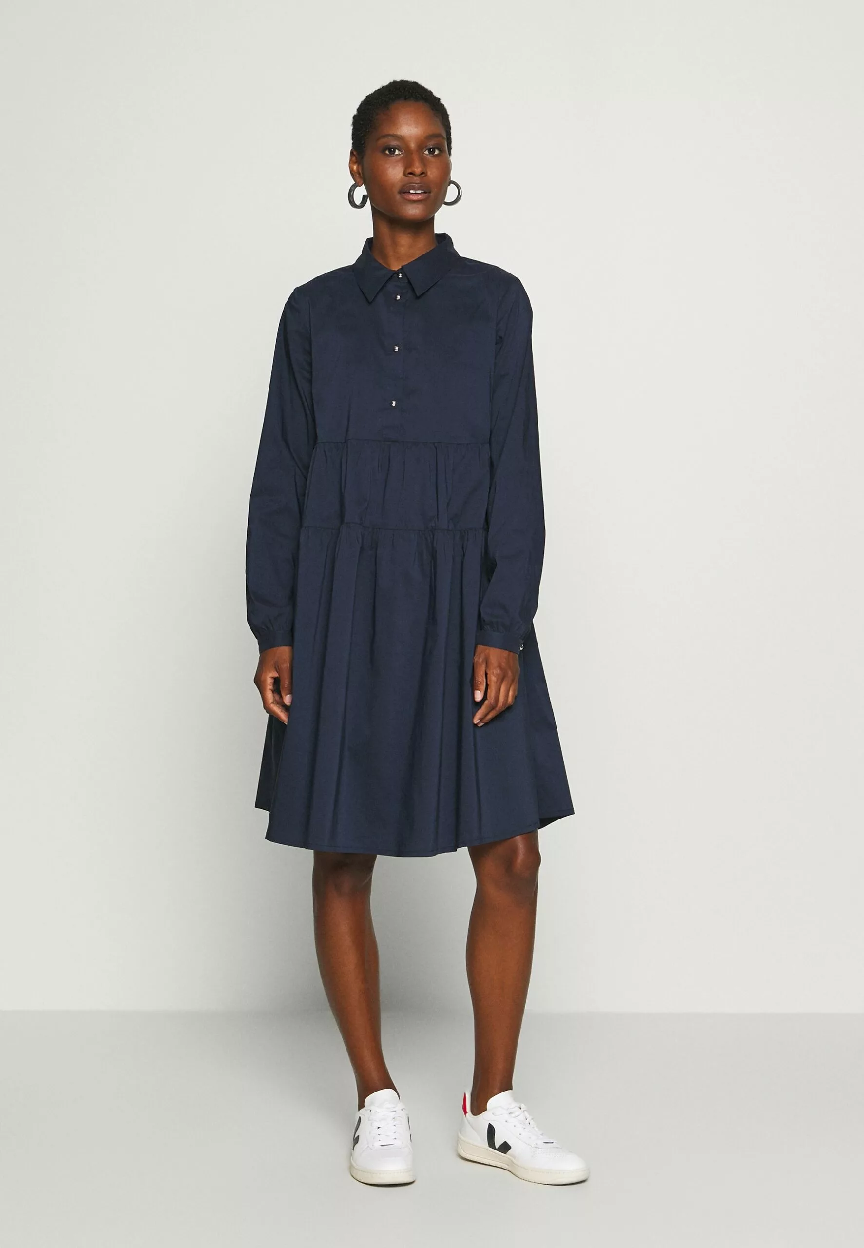 Culture Antoniett Dress - Blousejurk - Blue Iris