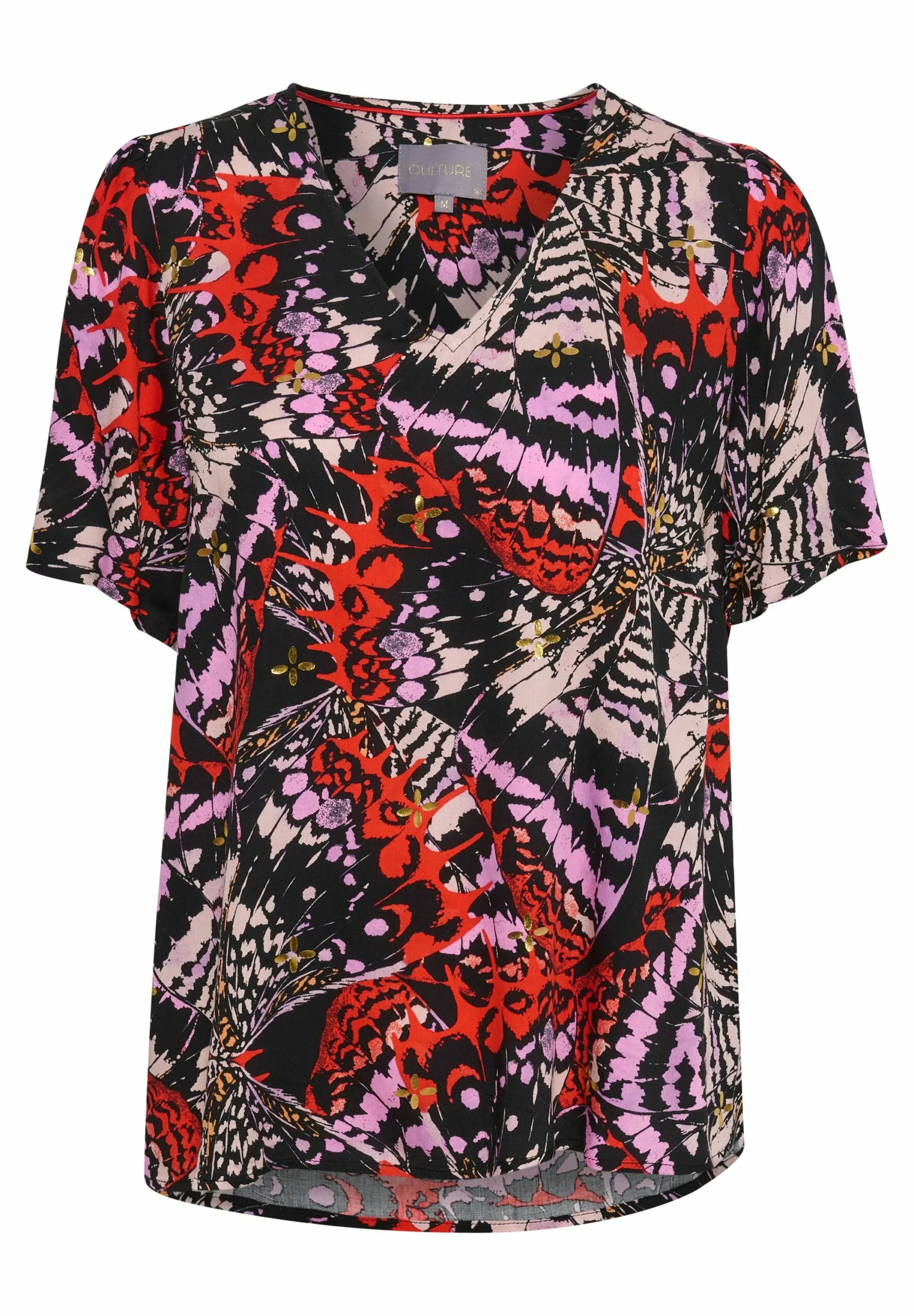 Culture Cuyrsa Ss - T-Shirt Print - Fiery Red - Afbeelding 5