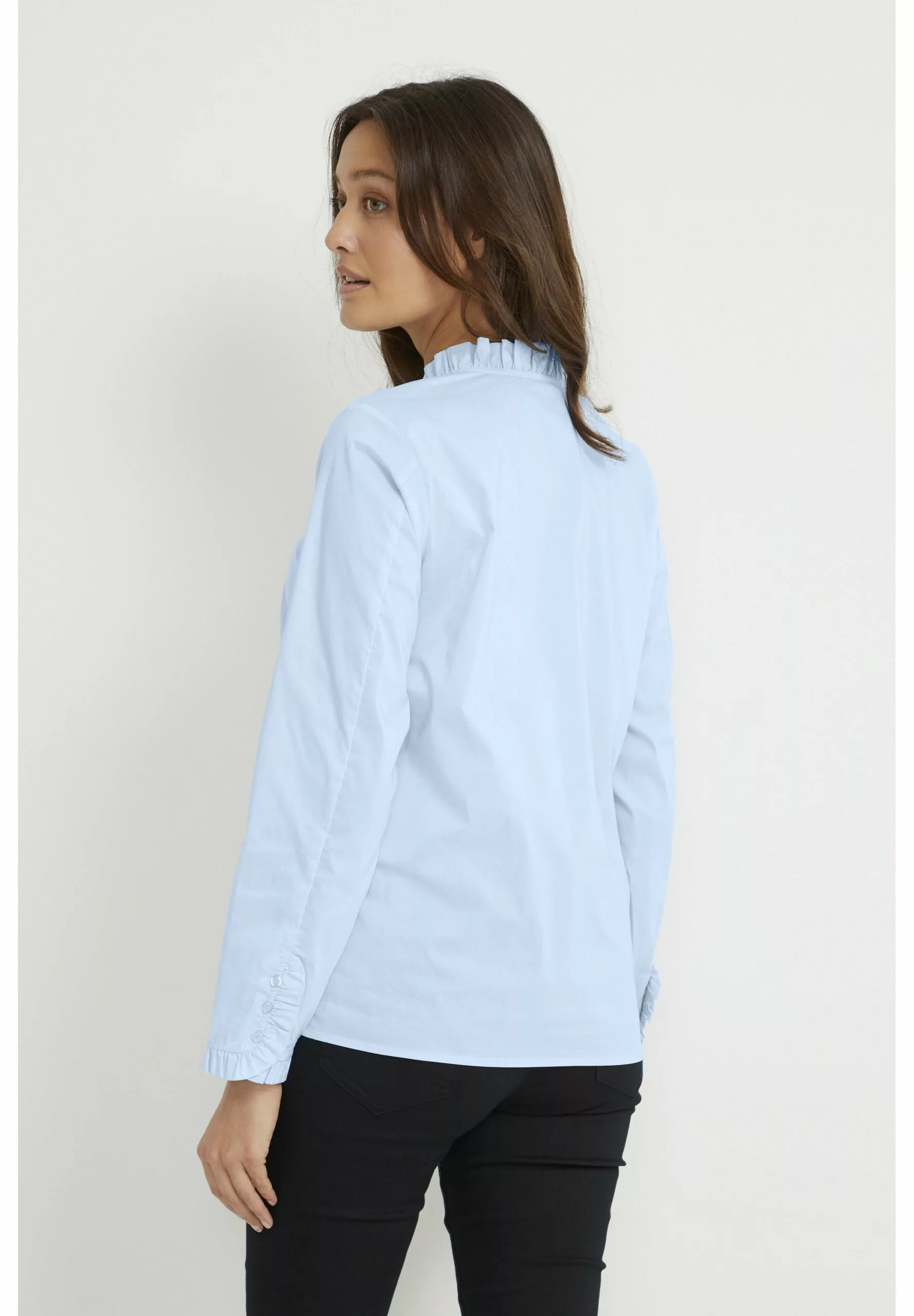 Culture Antoinett- Overhemdblouse - Cashmere Blue - Afbeelding 3