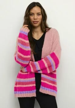 Culture Cumilas New Stripe- Vest - Pink Red