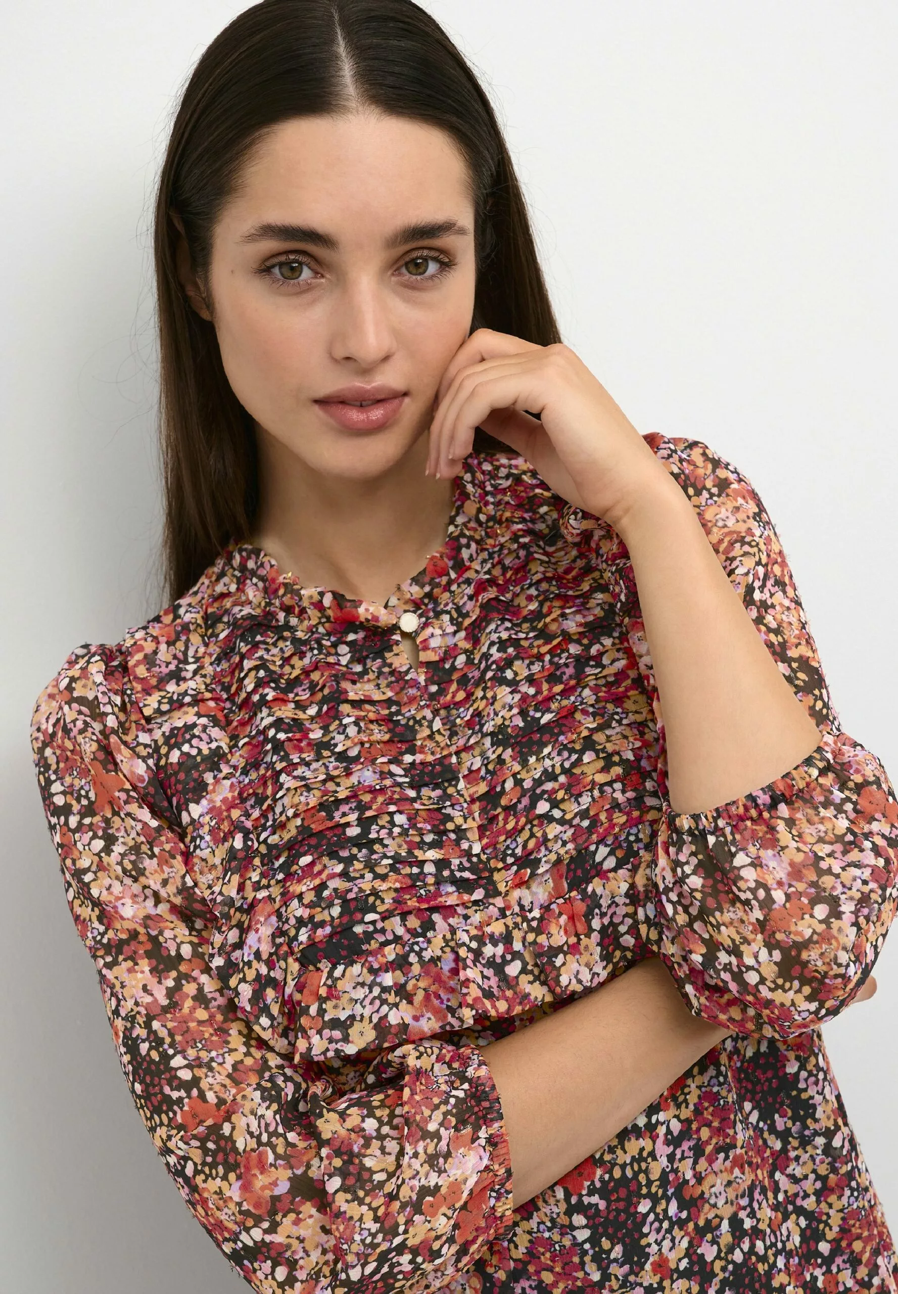 Culture Cucinna - Jurk - Fuchsia Pink - Afbeelding 4