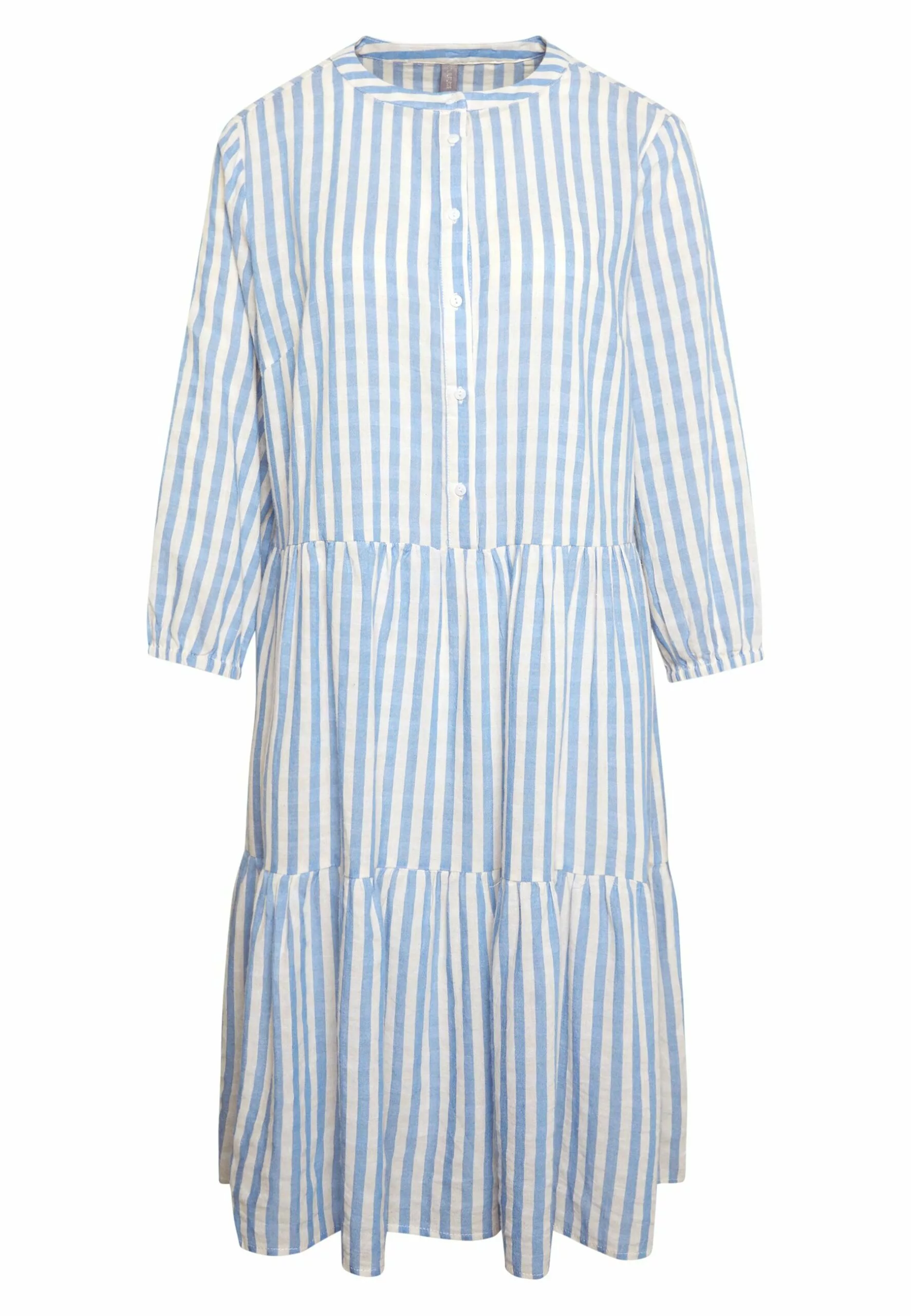 Culture Noor Stripe Dress - Blousejurk - Mazarine Blue - Afbeelding 5