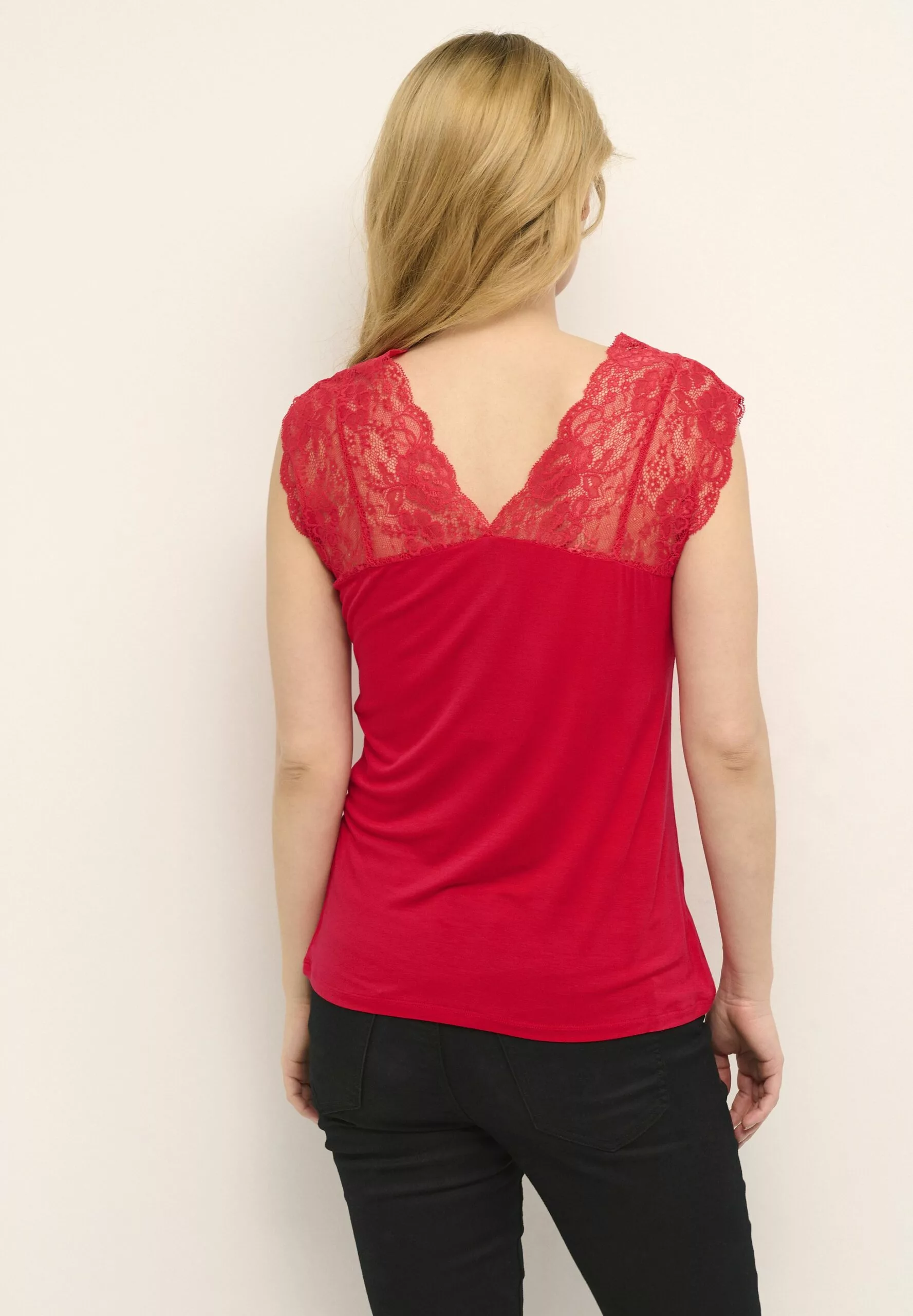 Culture Elona Strap - Blouse - Chinese Red - Afbeelding 3