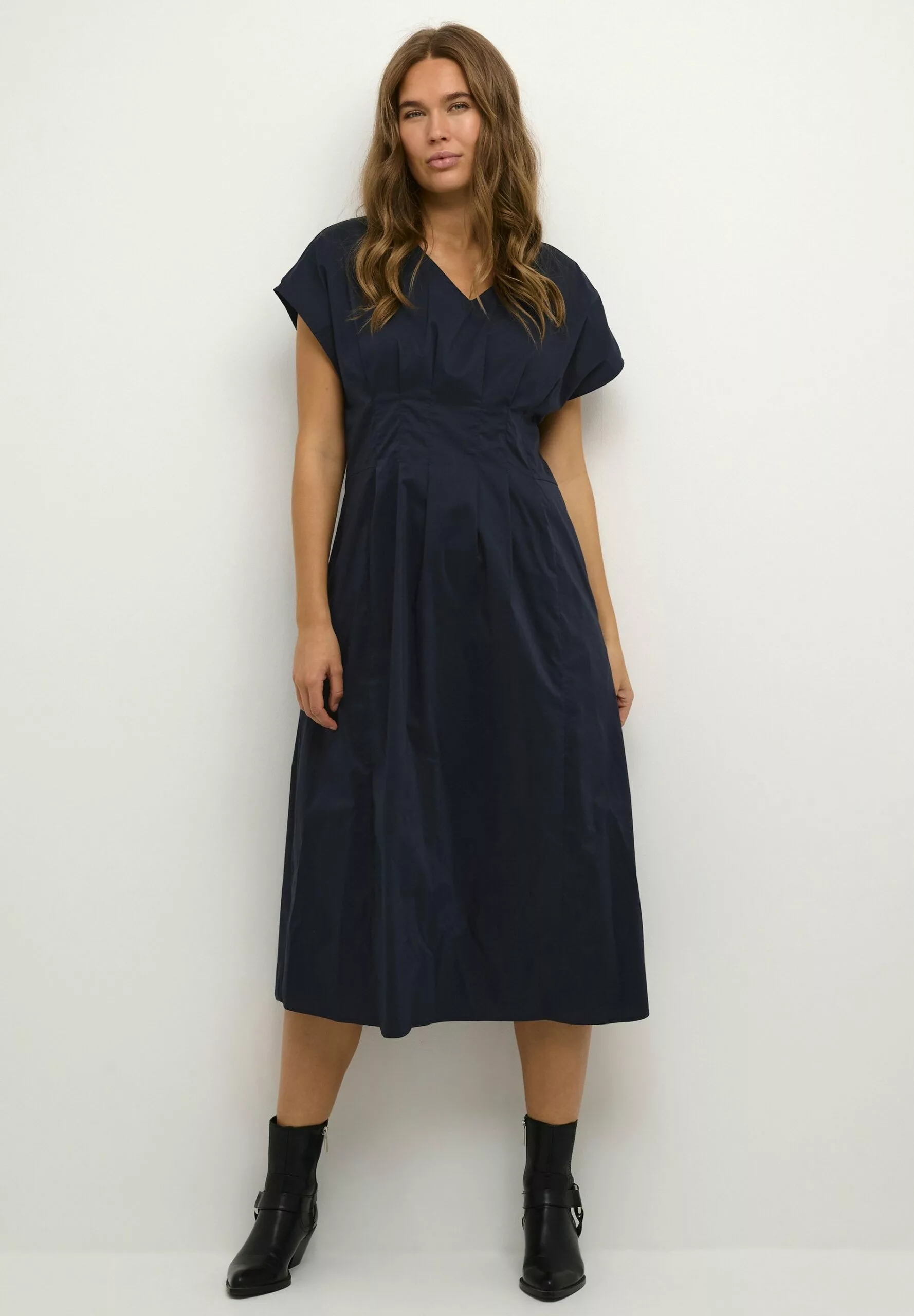 Culture Cuantoinett- Jurk - Blue Iris