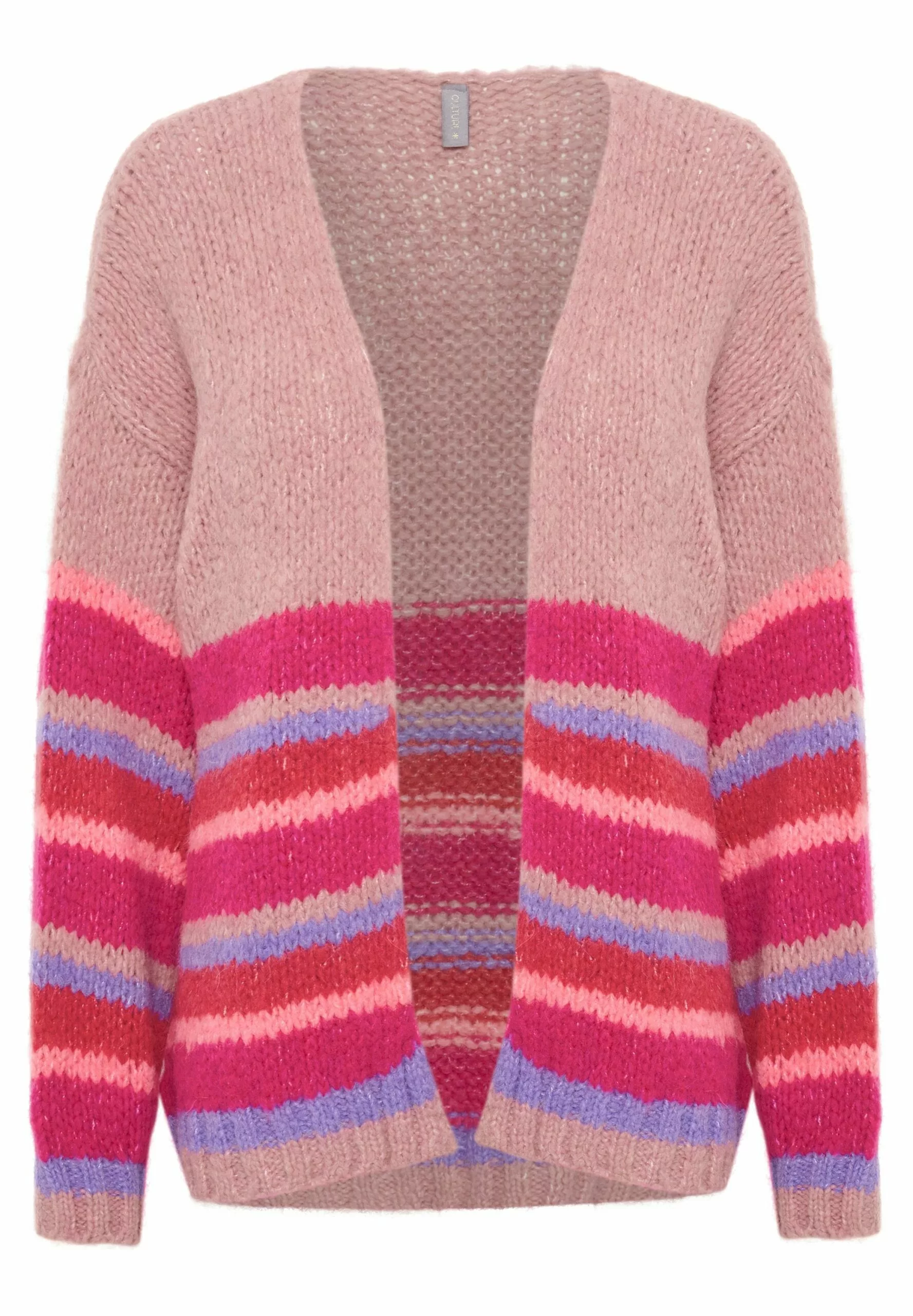 Culture Cumilas New Stripe- Vest - Pink Red - Afbeelding 5