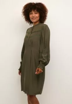 Culture Asmine - Jurk - Olive Night