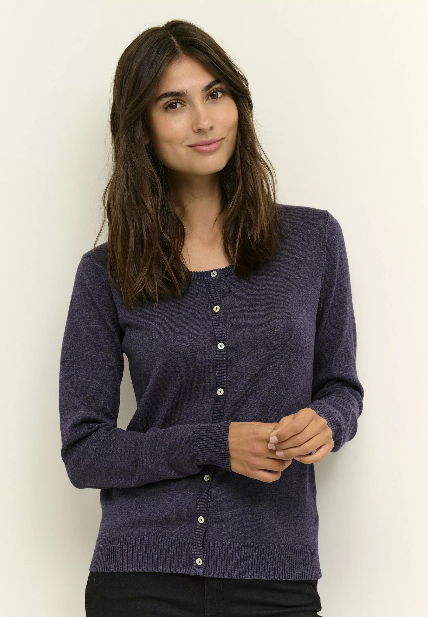 Culture Cuannemarie- Vest - Graystone Melange