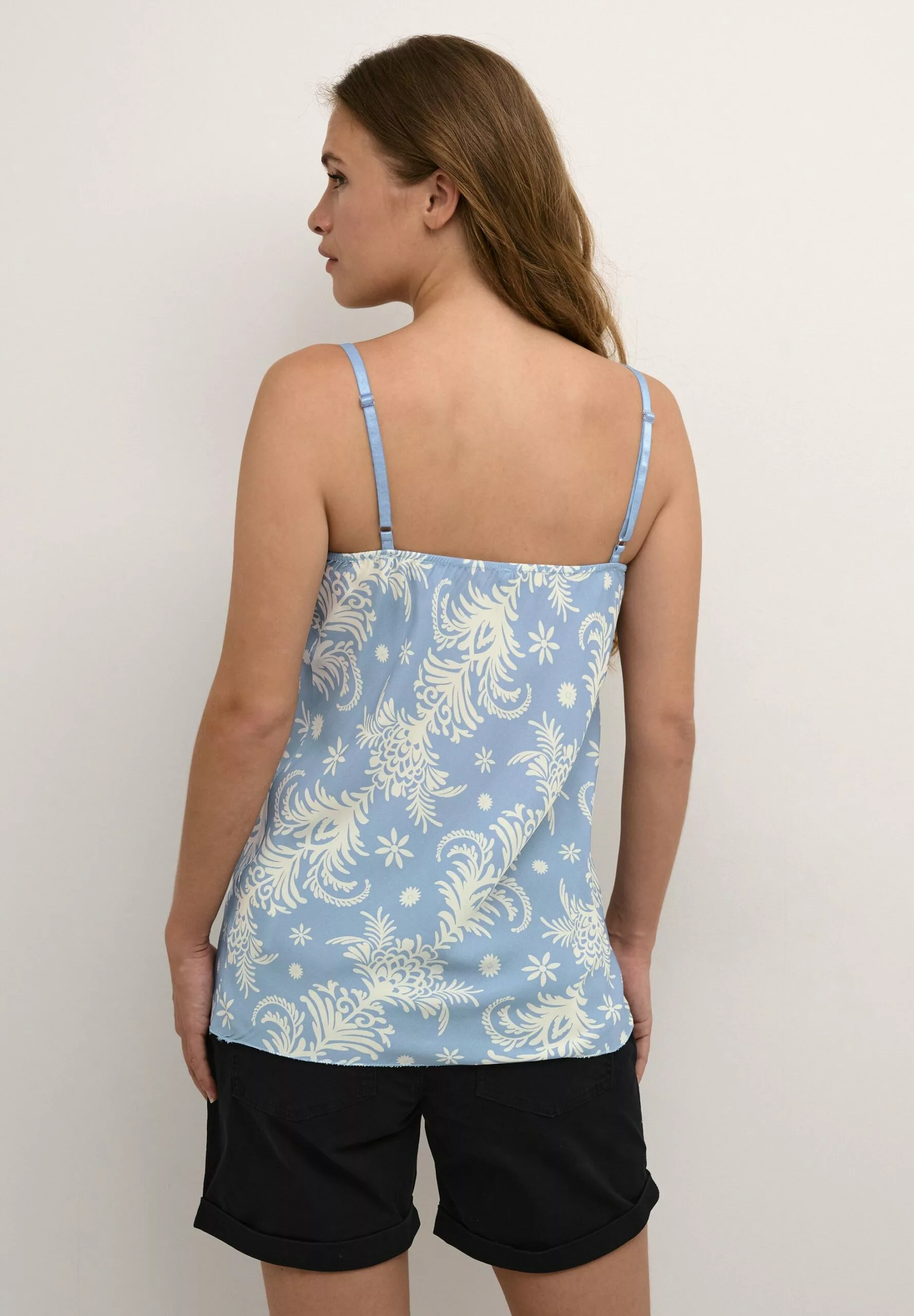 Culture Cumasha - Top - Blue Flower - Afbeelding 3