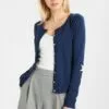 Culture Annemarie - Vest - Blue Iris Melange