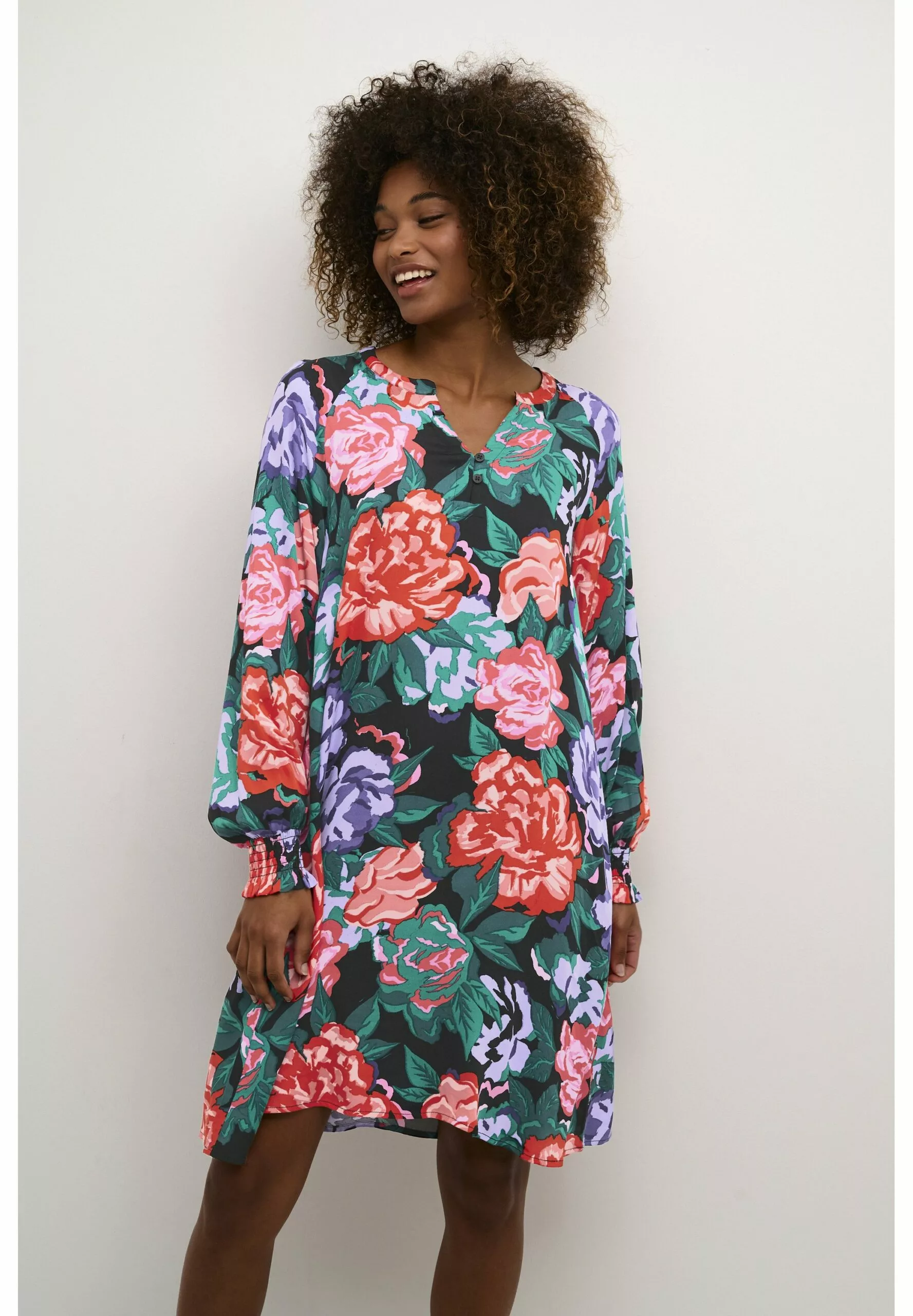 Culture Cuvirna - Jurk - Violet Tulip W O Foil