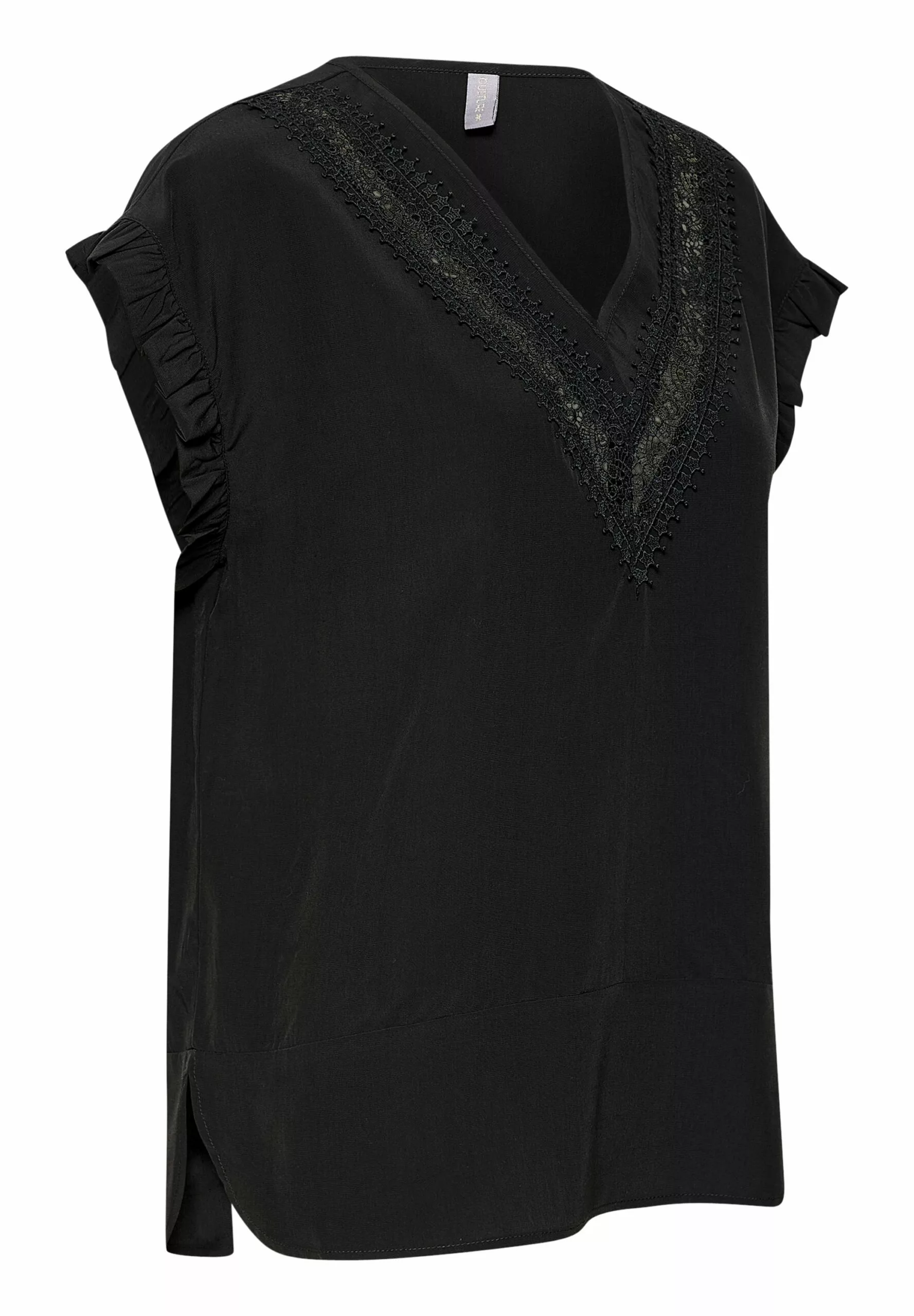 Culture Cutiffany Ss- Blouse - Black - Afbeelding 7