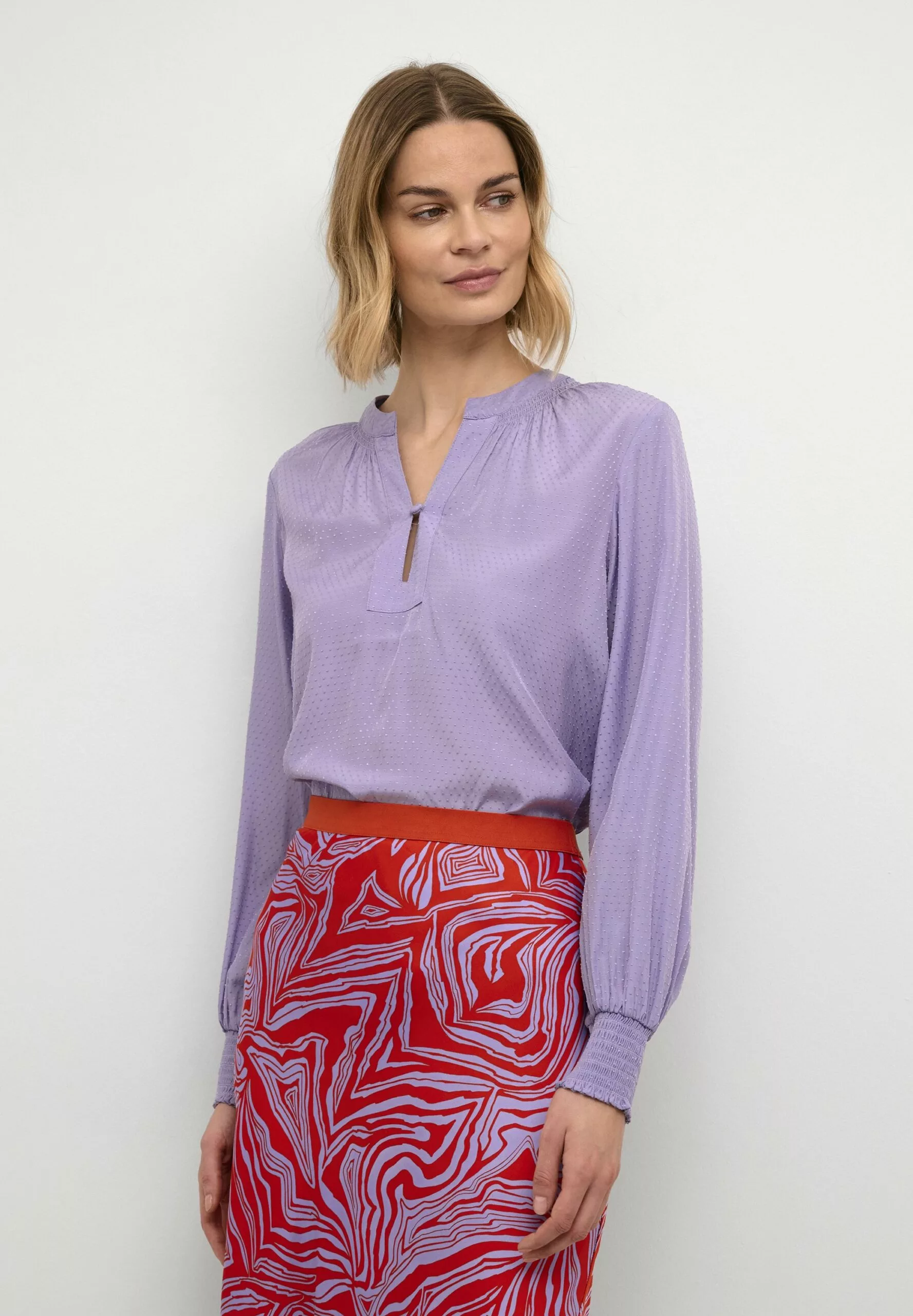 Culture Valon- Blouse - Violet Tulip - Afbeelding 3