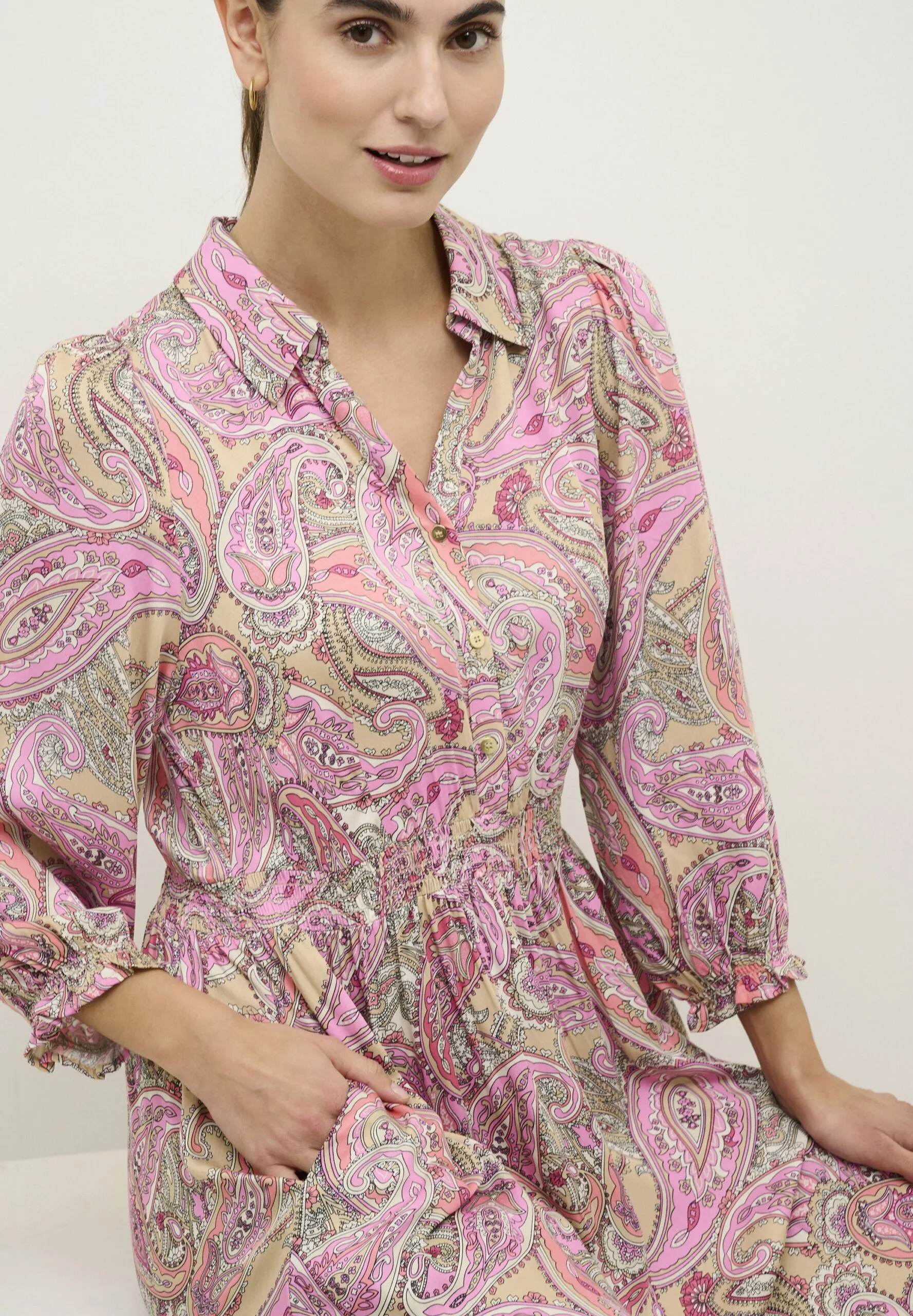 Culture Hutton - Blousejurk - Aurora Pink - Afbeelding 4