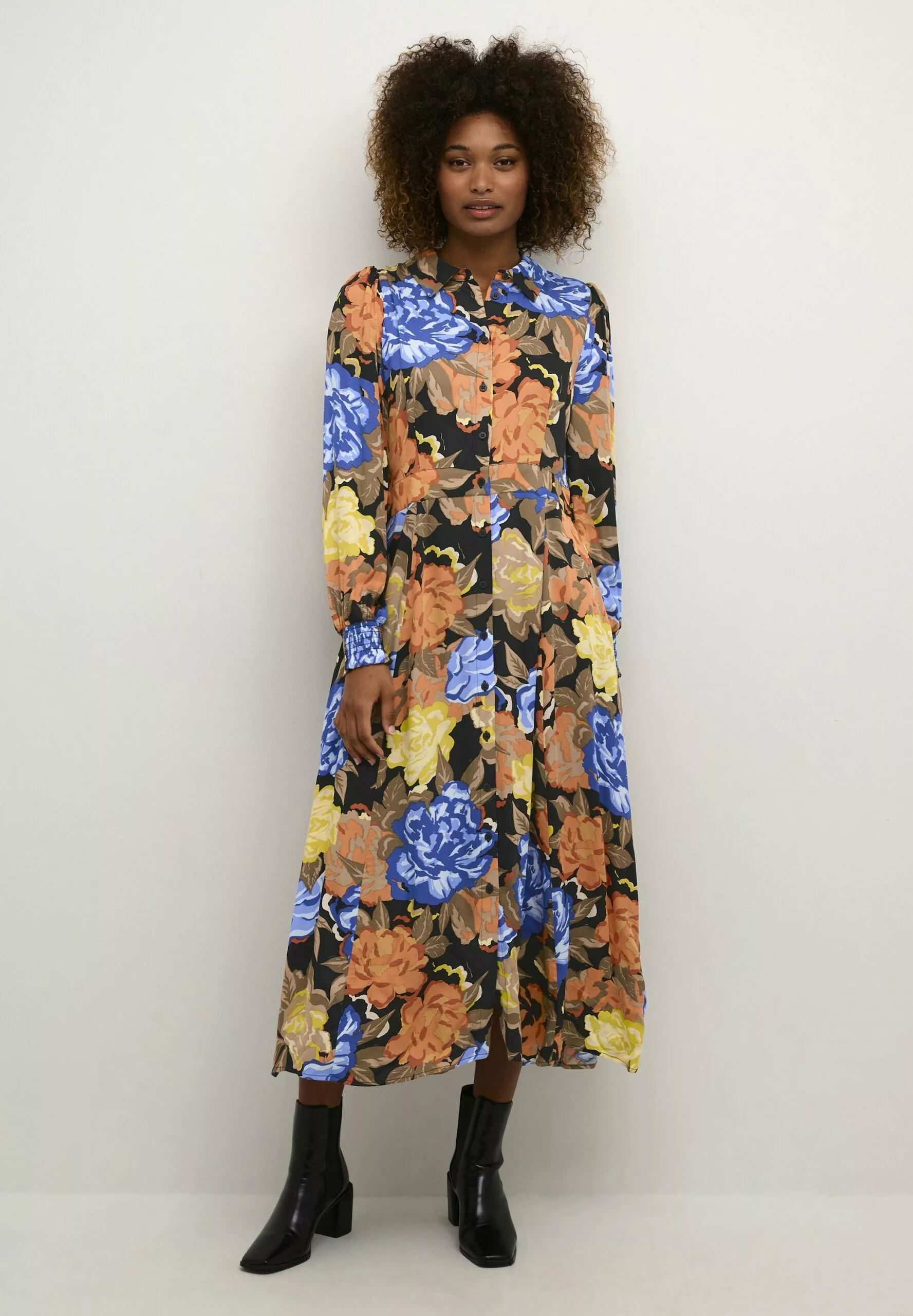 Culture Virna- Blousejurk - Celery W O Foil