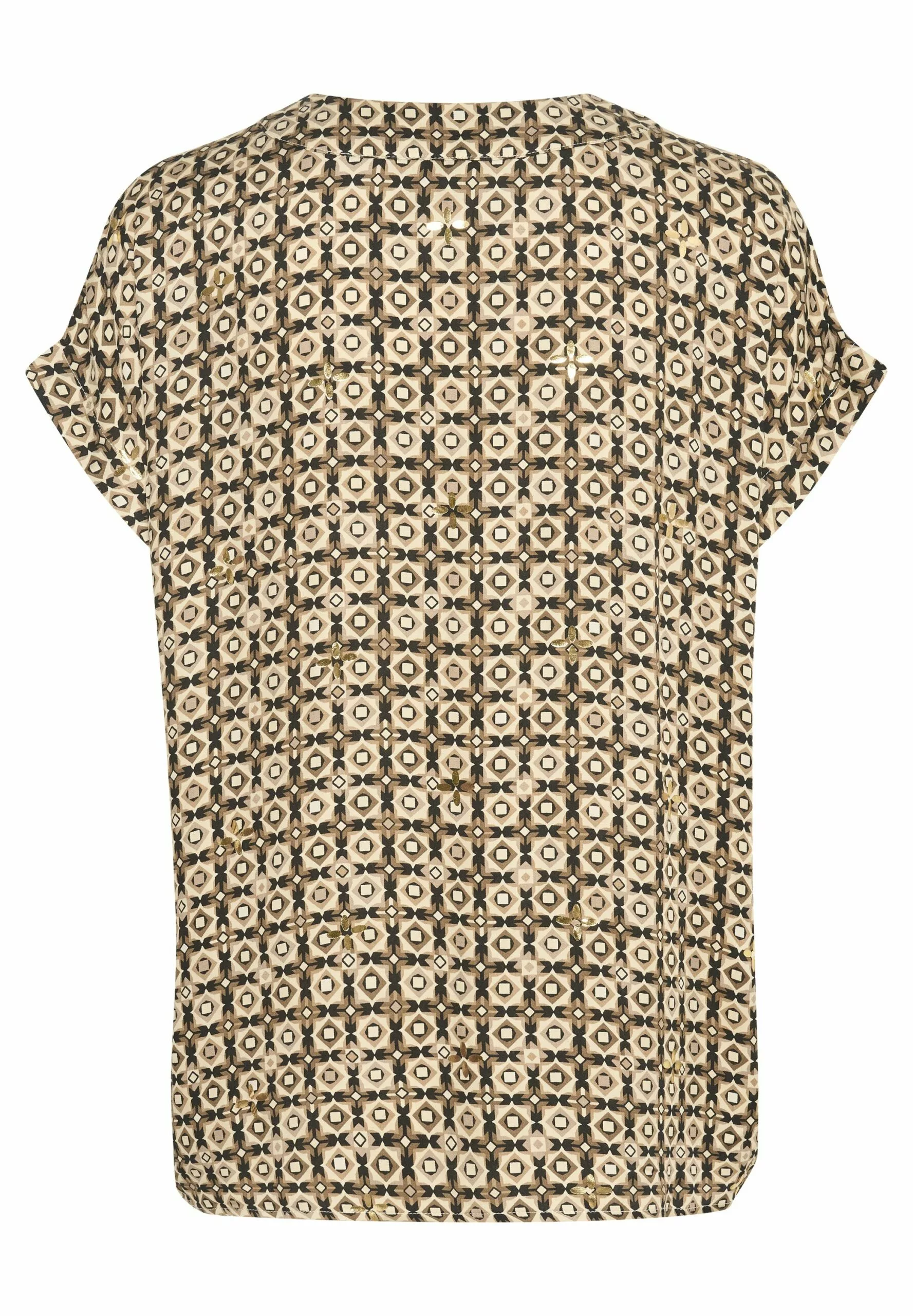 Culture Cutila Capsleeve - Blouse - Dune W Foil - Afbeelding 6