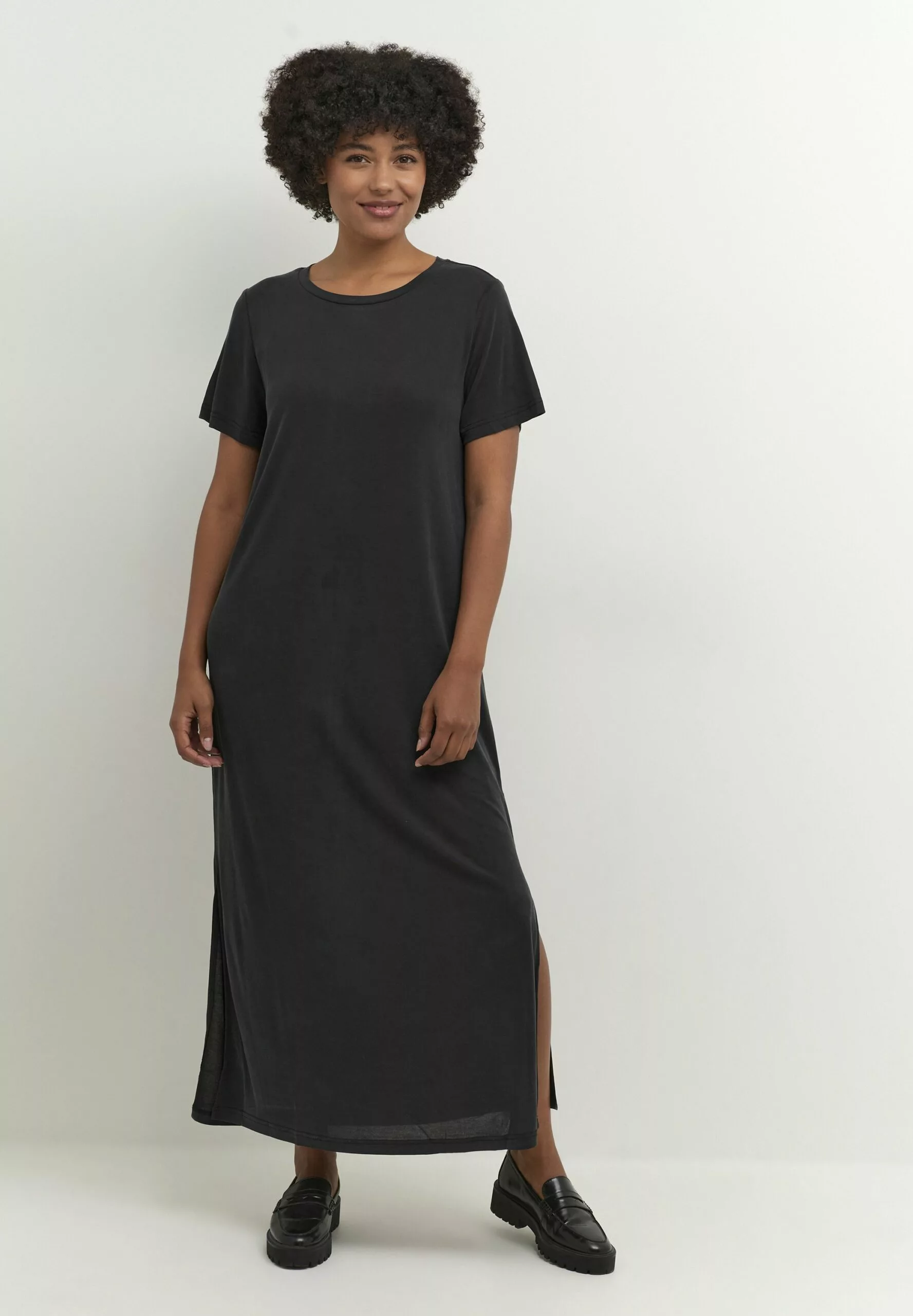 Culture Kajsa Long- Maxi-Jurk - Black Wash