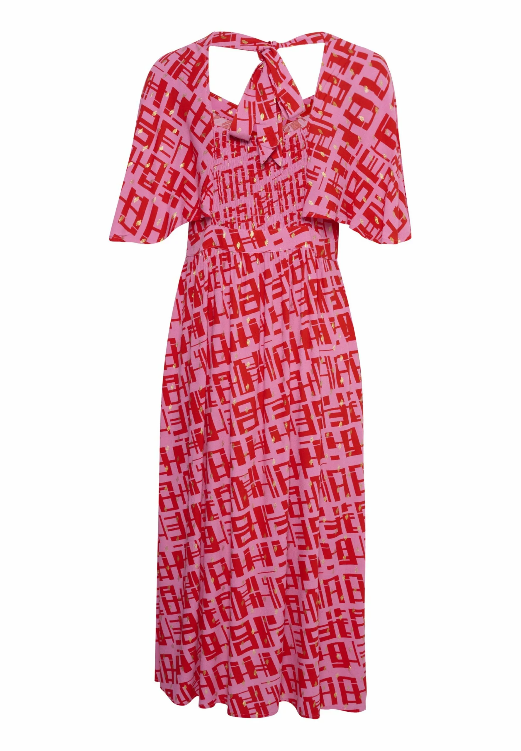 Culture Cuteresa - Jurk - Fuchsia Pink W Foil - Afbeelding 5