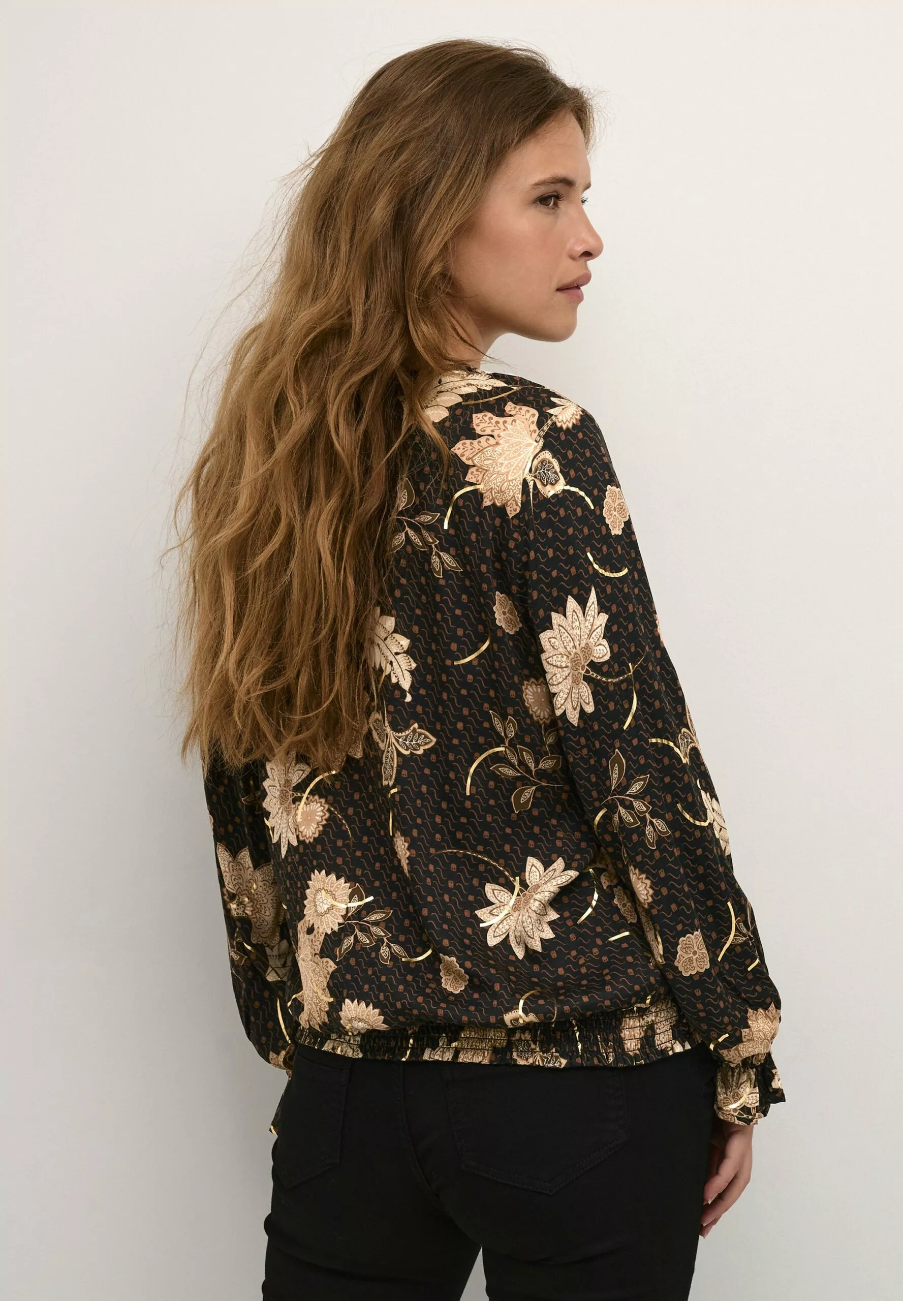 Culture Tamo Ls - Blouse - Black - Afbeelding 3