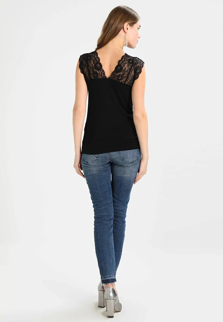 Culture Elona Strap - Blouse - Black - Afbeelding 3