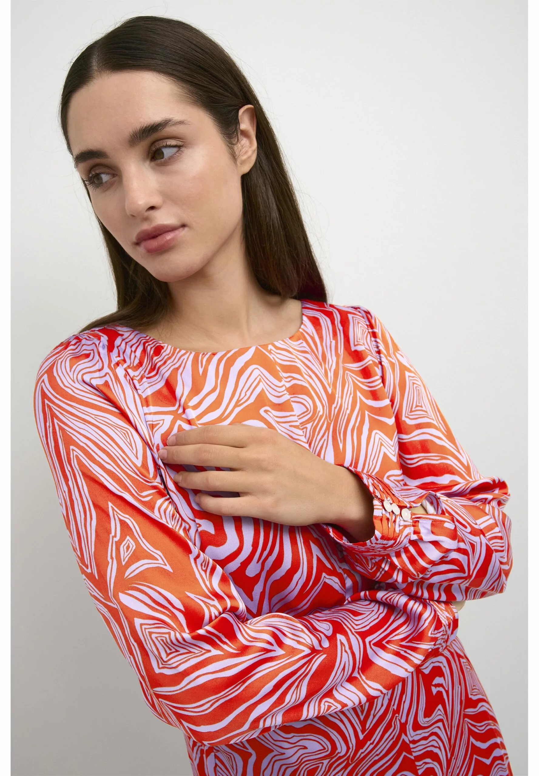 Culture Vilma- Jurk - Orange - Afbeelding 4