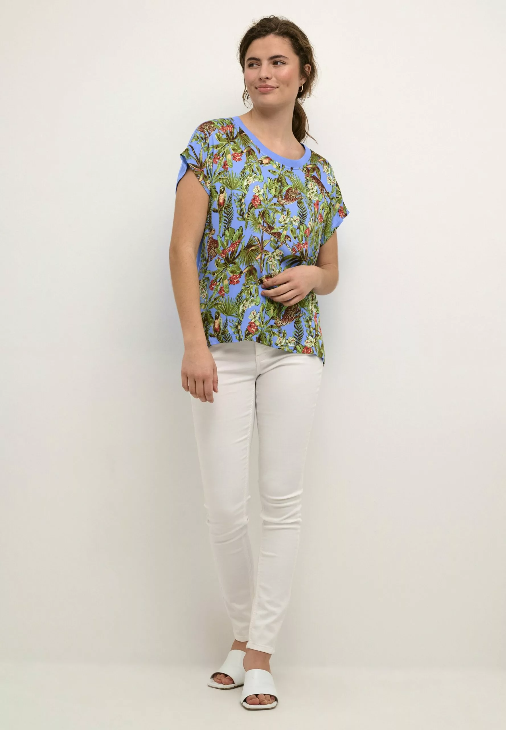 Culture Cutenna Capsleeve - T-Shirt Print - Ultramarine - Afbeelding 2