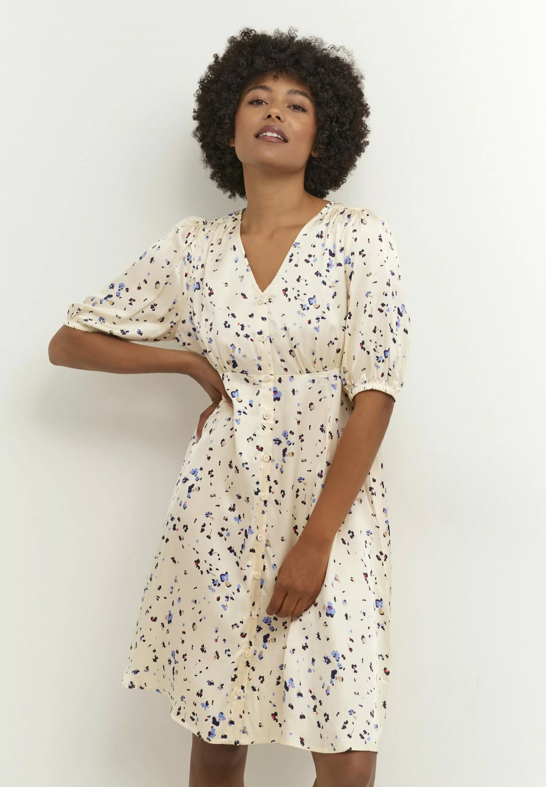 Culture Cutaila- Jurk - Whitecap