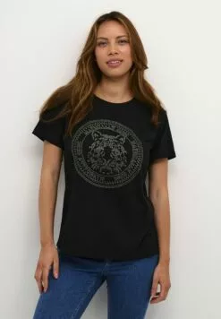 Culture Cugith Tiger- T-Shirt Print - Black