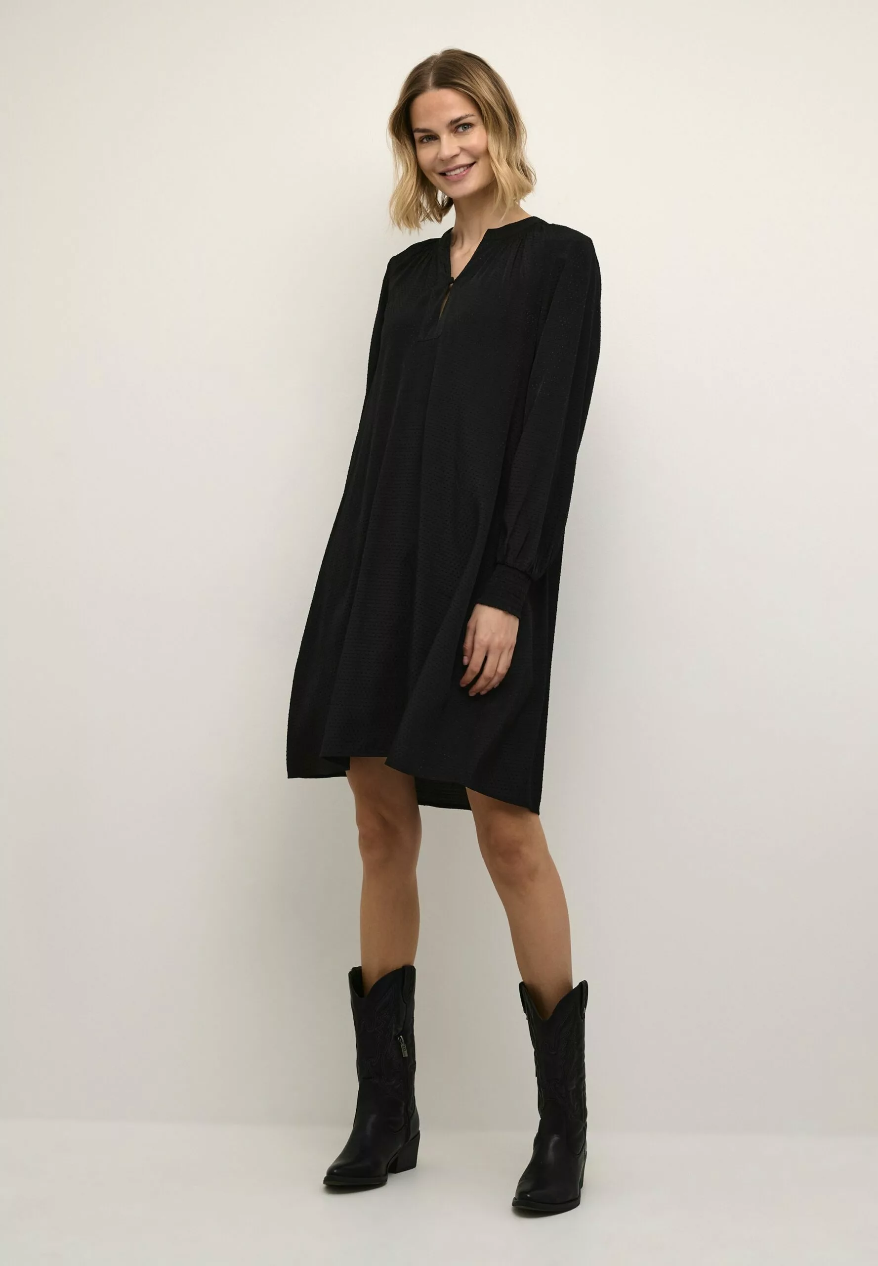 Culture Cuvalon- Jurk - Black - Afbeelding 2