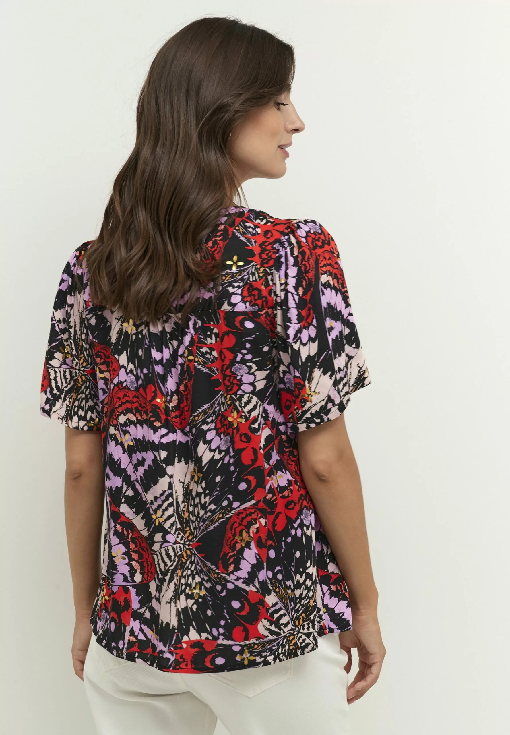 Culture Cuyrsa Ss - T-Shirt Print - Fiery Red - Afbeelding 3