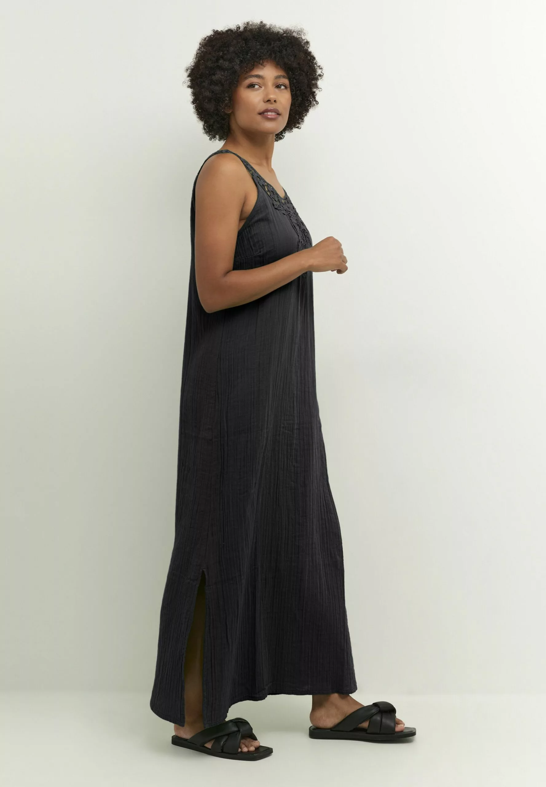 Culture Cuelina - Maxi-Jurk - Black - Afbeelding 4