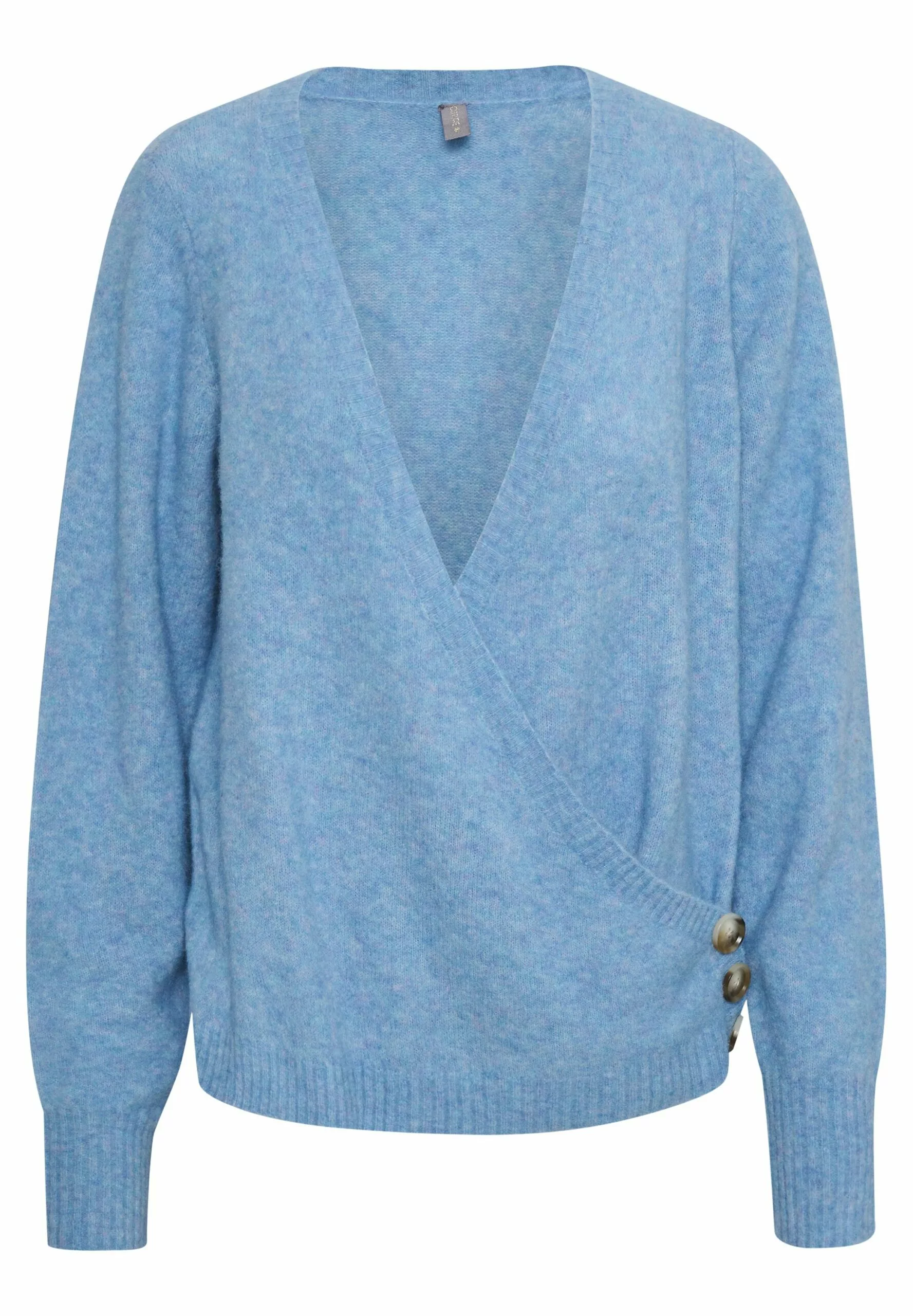 Culture Cuzidsela Wrap- Trui - Serenity Melange - Afbeelding 5