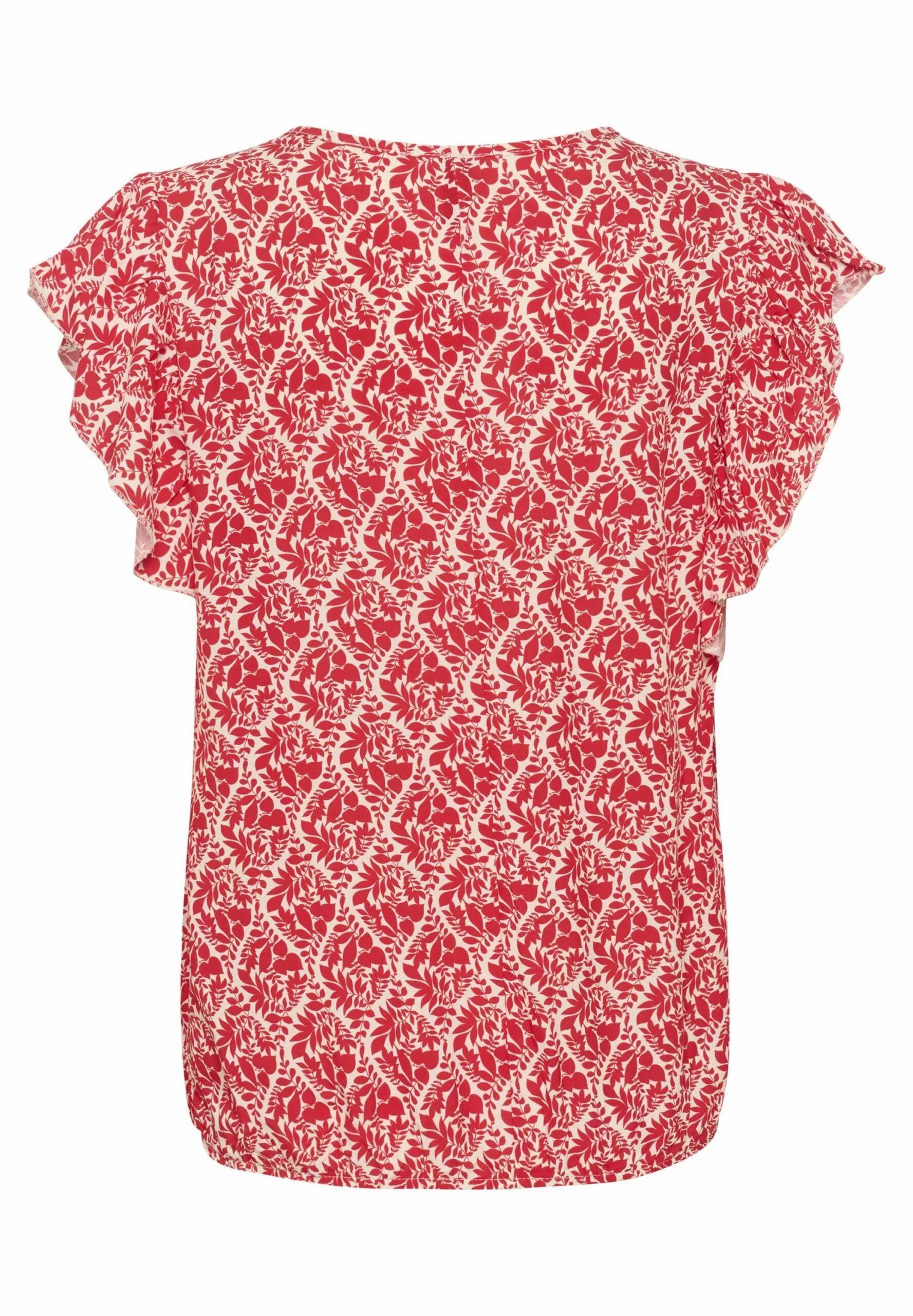 Culture Cuanett Capsleeve - Blouse - Red Paisley - Afbeelding 6