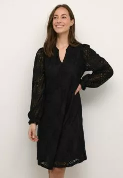 Culture Cuolu Ls - Jurk - Black