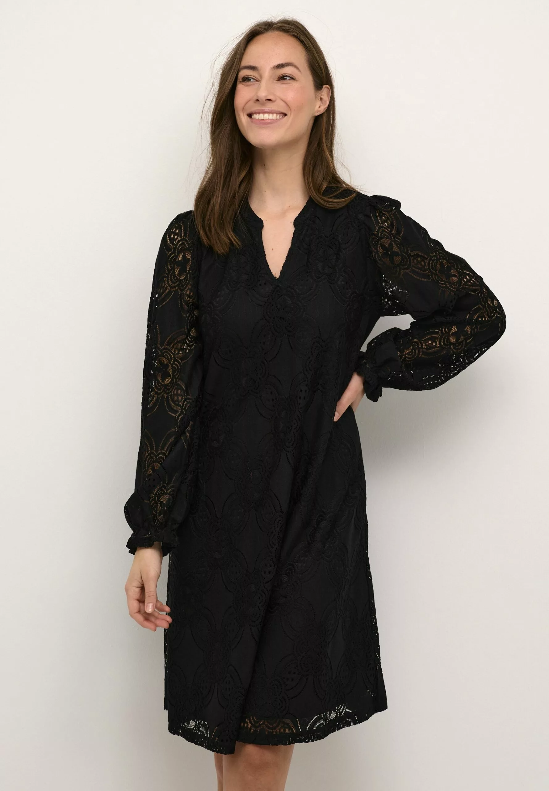 Culture Cuolu Ls - Jurk - Black