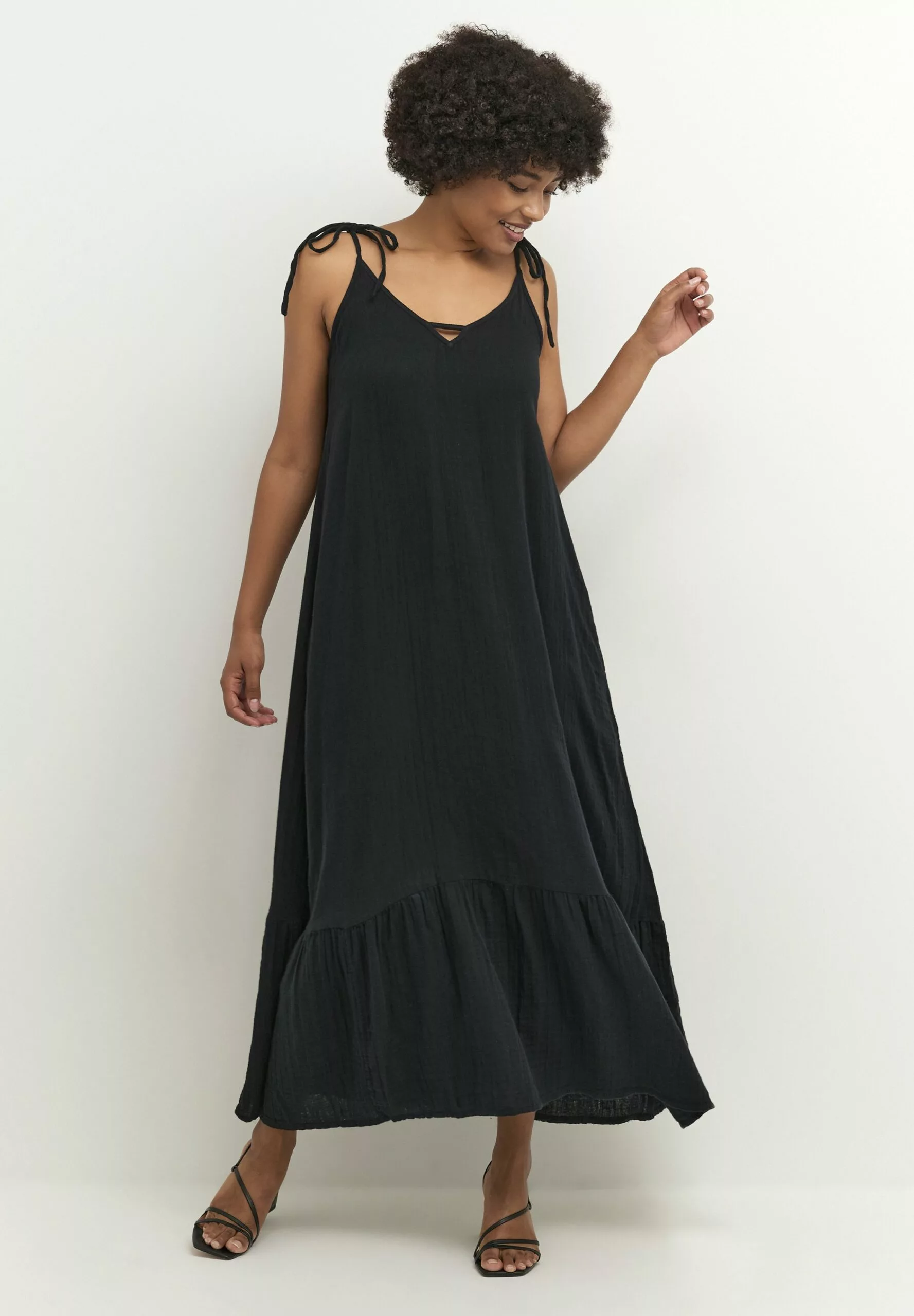 Culture Cuelina Strap - Maxi-Jurk - Black - Afbeelding 2