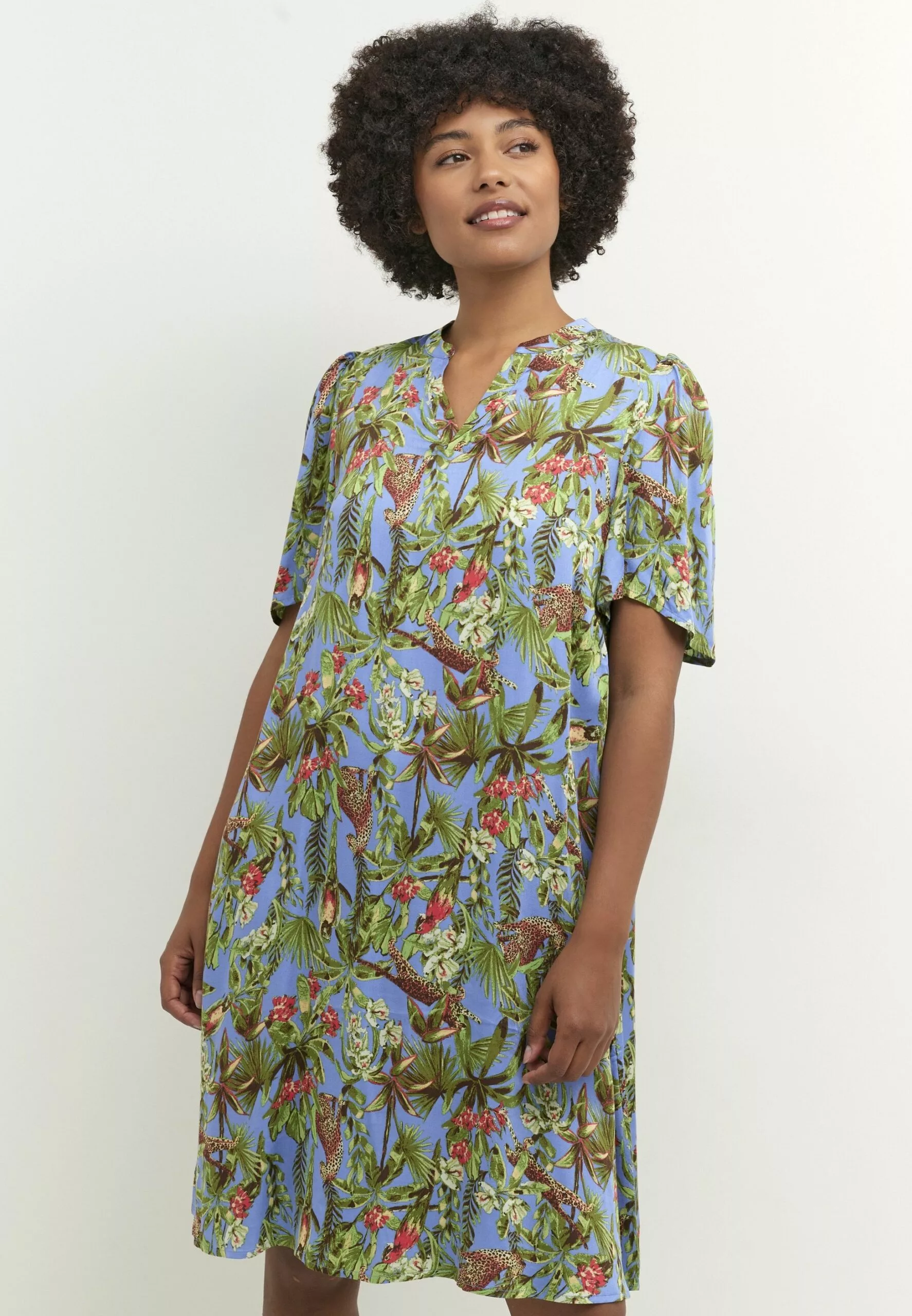 Culture Cutenna Short- Jurk - Ultramarine