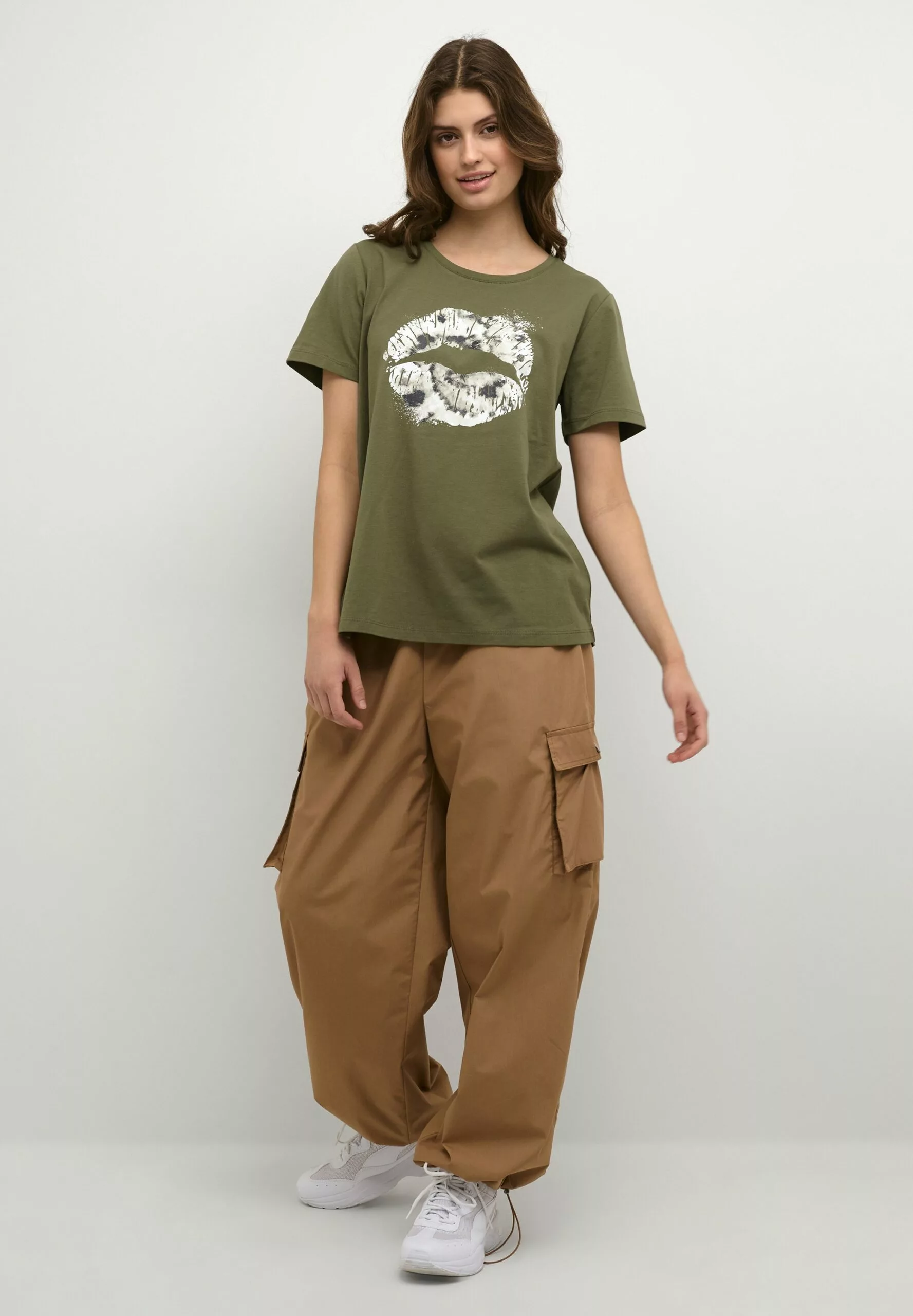 Culture Cugith - T-Shirt Print - Burnt Olive - Afbeelding 2